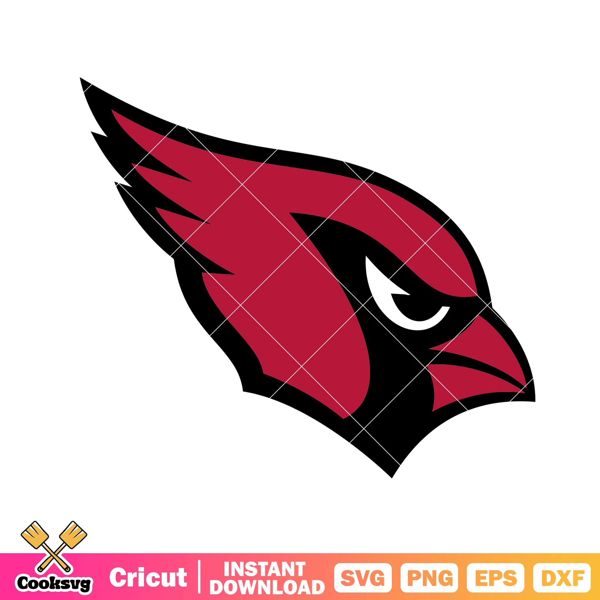 Red cardinal svg, national football leauge svg, nfc west svg