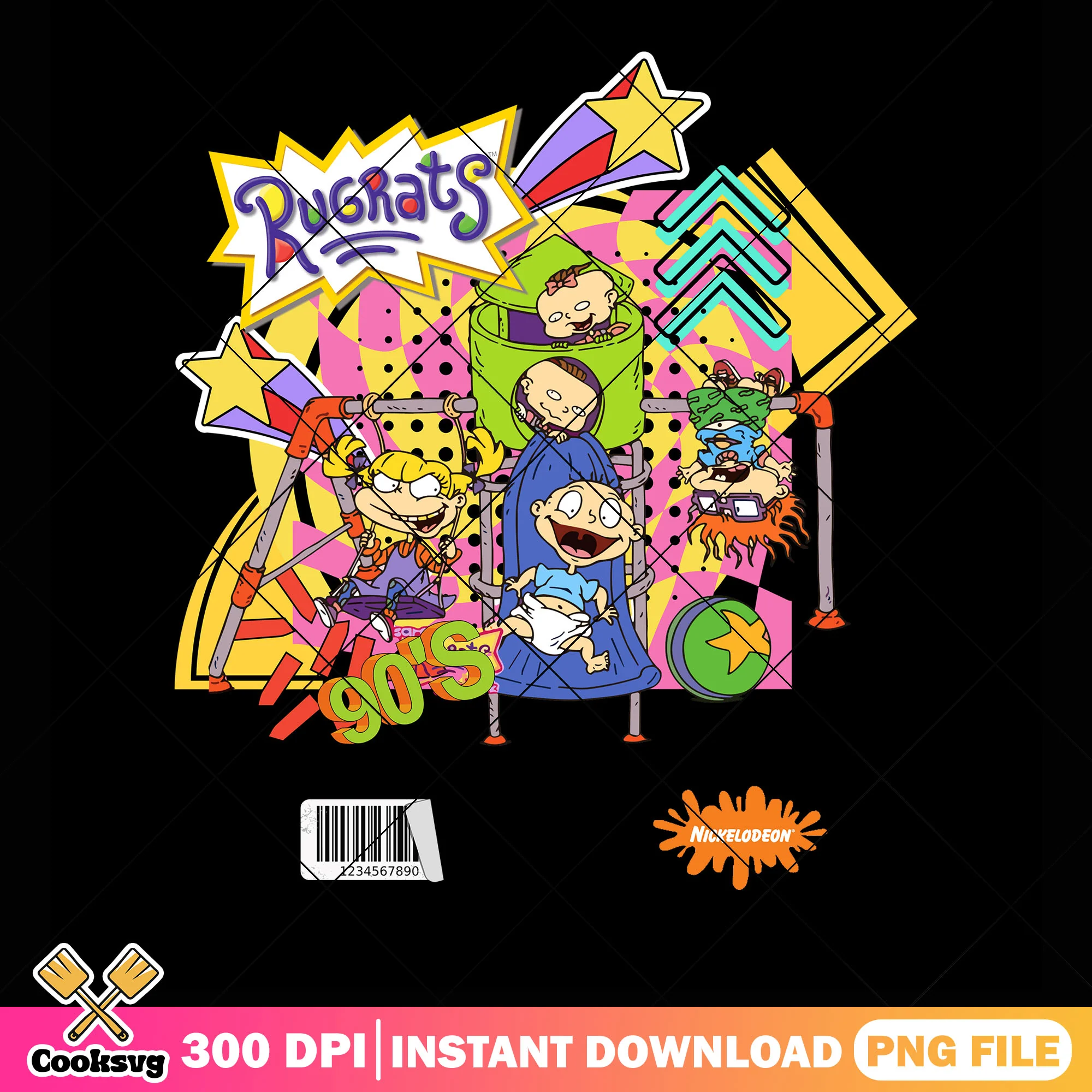 Retro baby png, All Grown Up png, Chuckie Finster png
