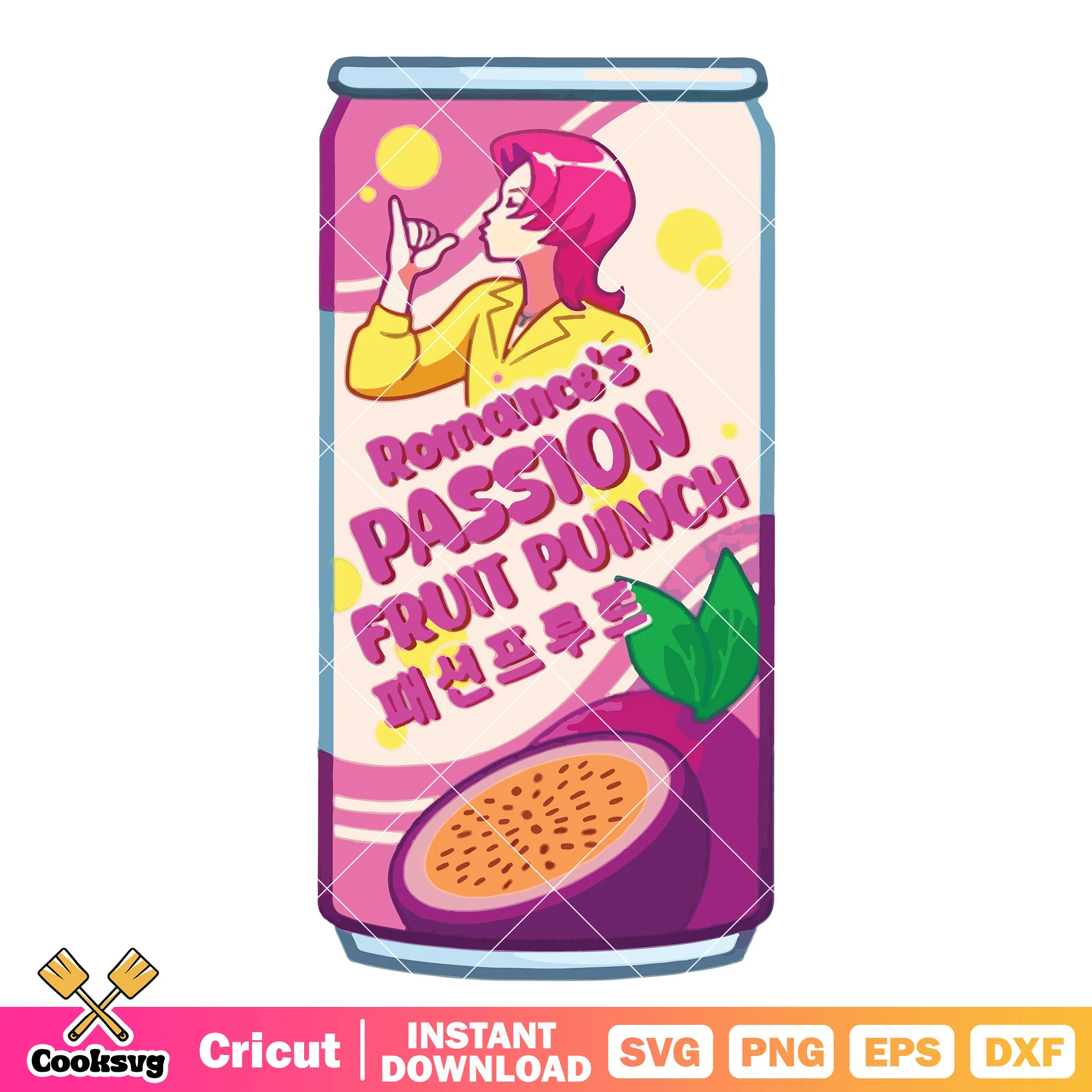Romance punch soda svg, romance soda pop svg, saja boys svg