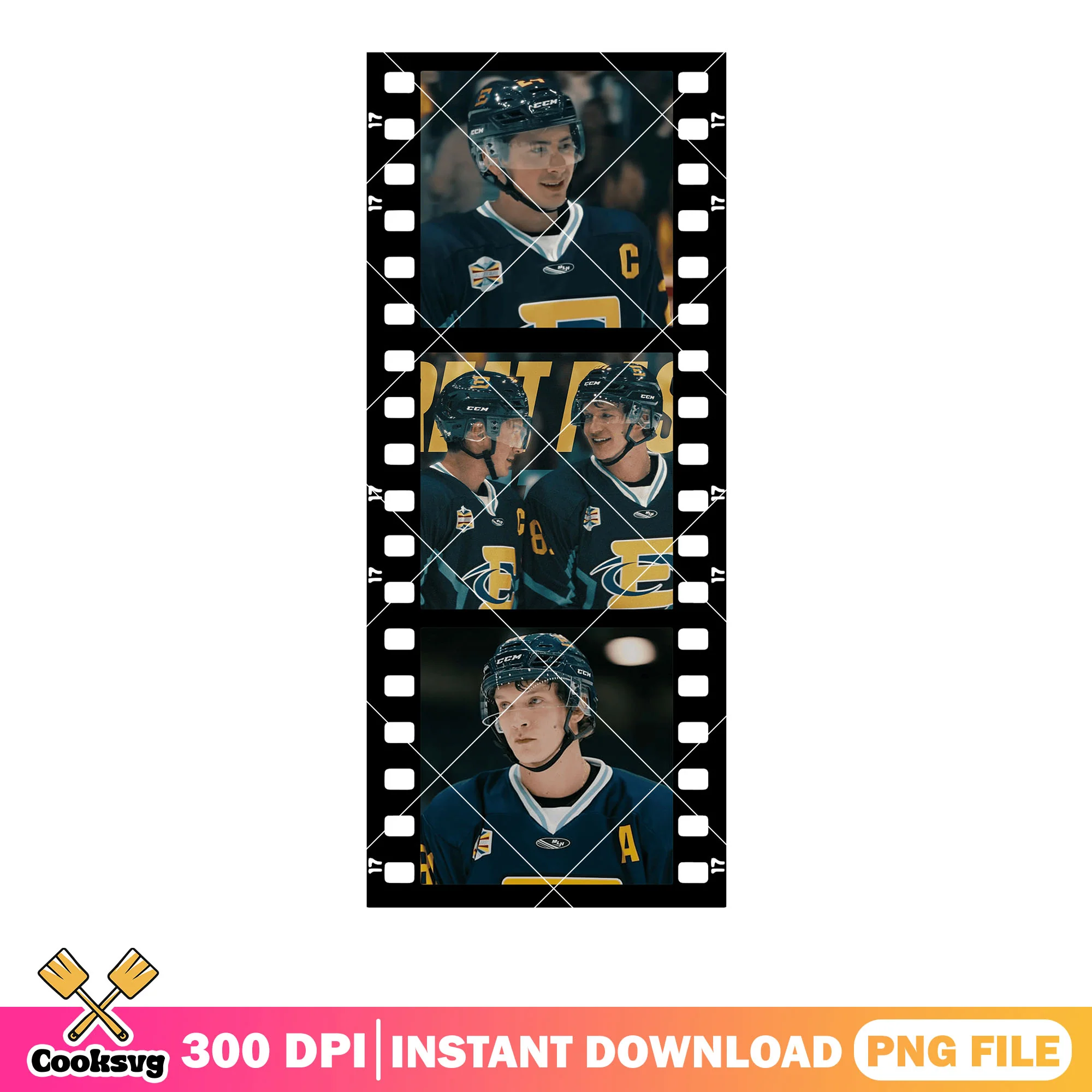 Rozanov hollander film frame png, jersey hockey png, hollanov png