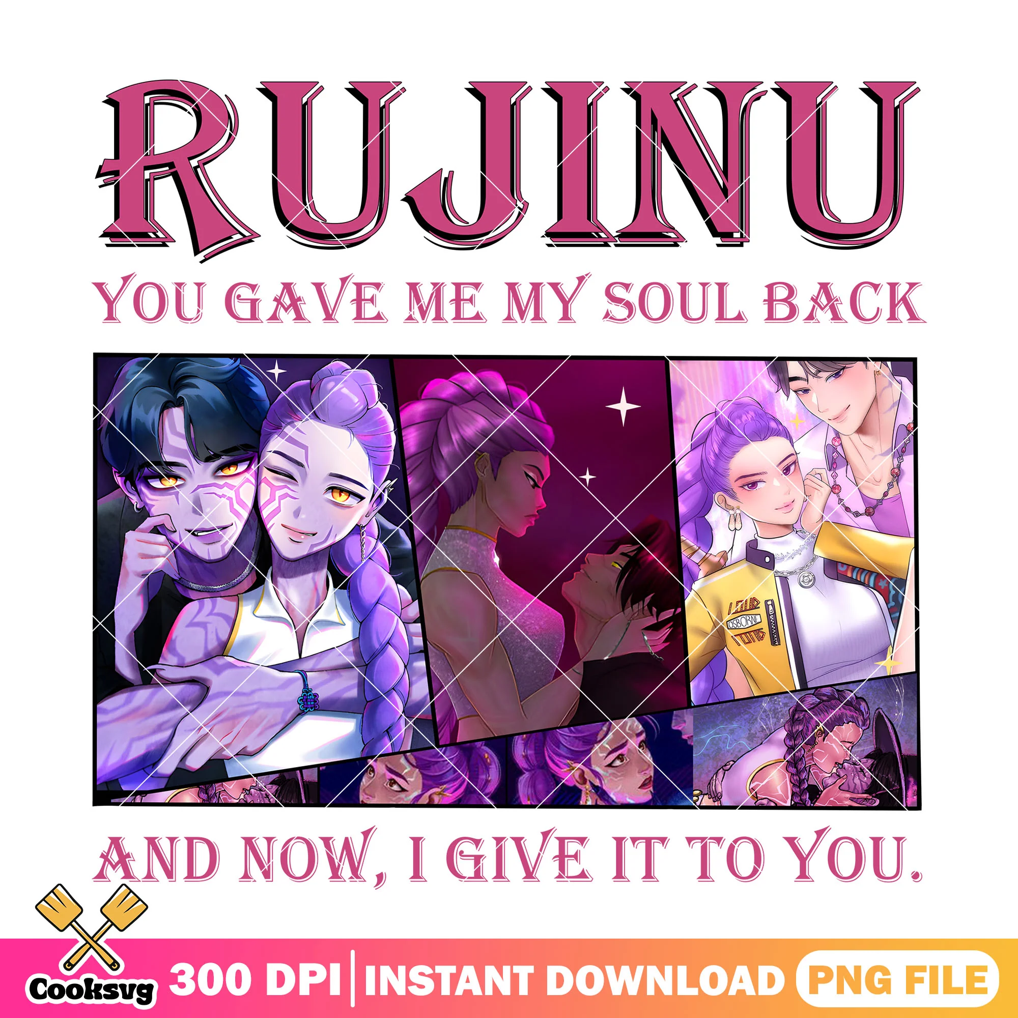 Rujinu soulmate png, rumi jinu png, kpop demon hunters png