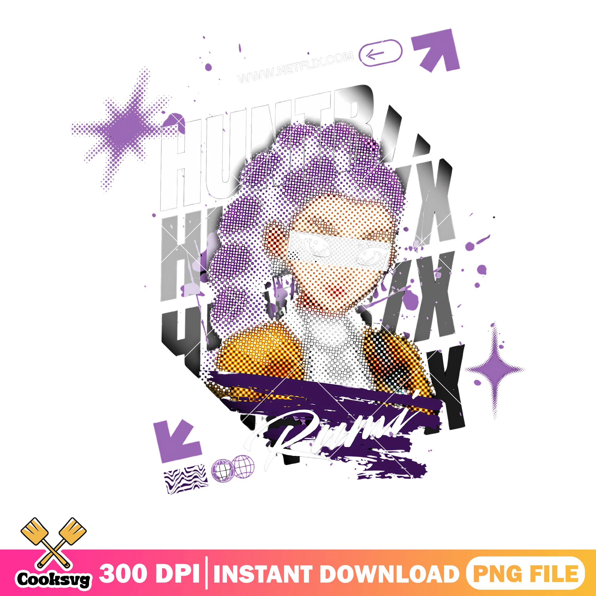 Rumi poster girl kpop anime png, rumi kpop png, rumi demon png