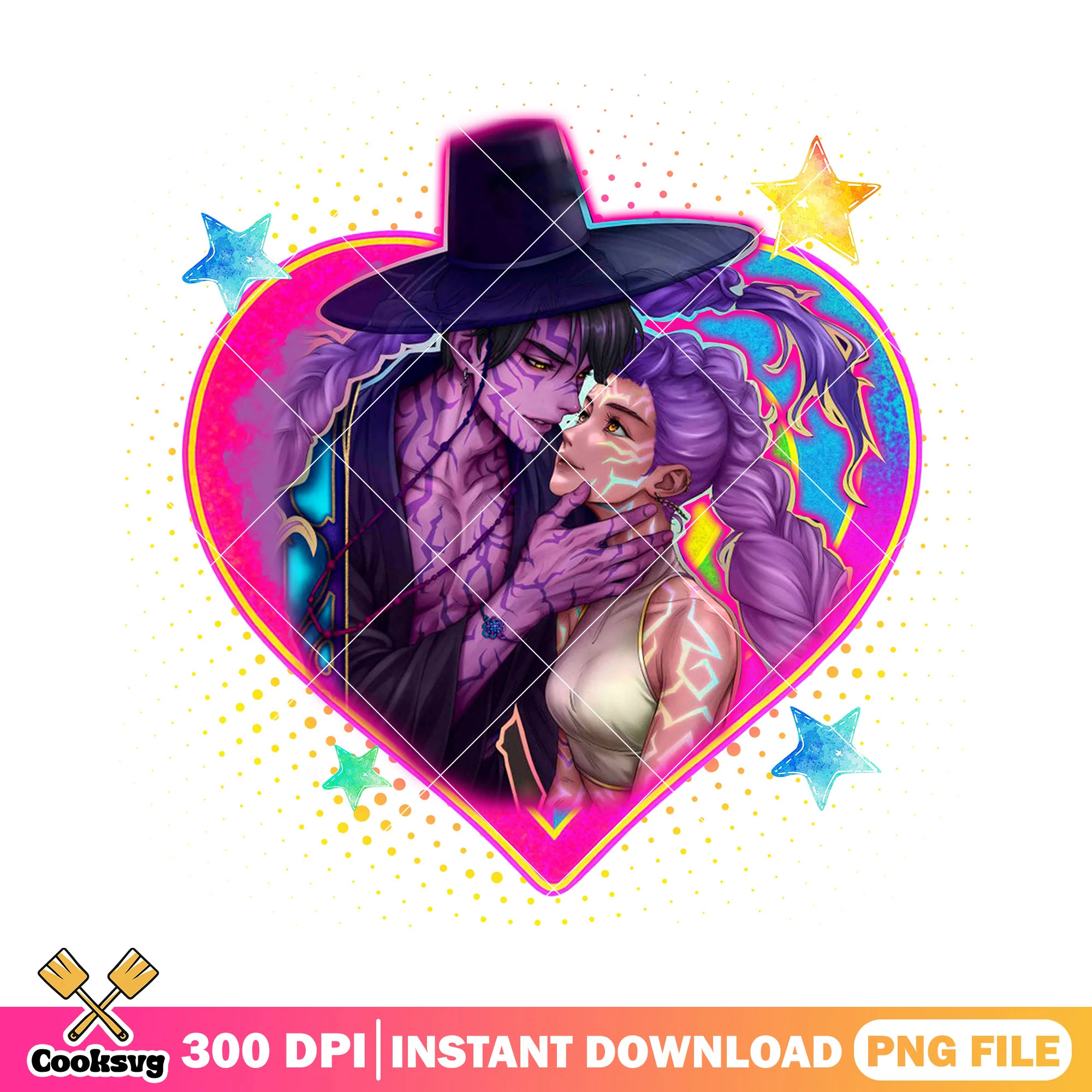 Rumi x jinu design png, rumi jinu png, kpop hunters png