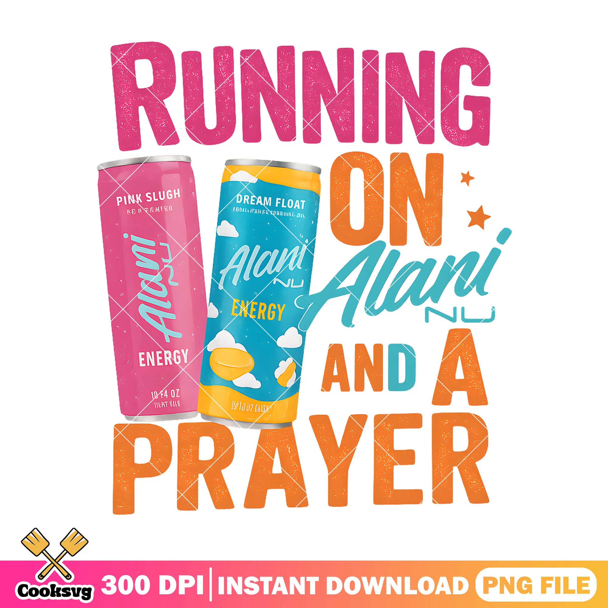 Running on alani and prayer png, alani energy drink png