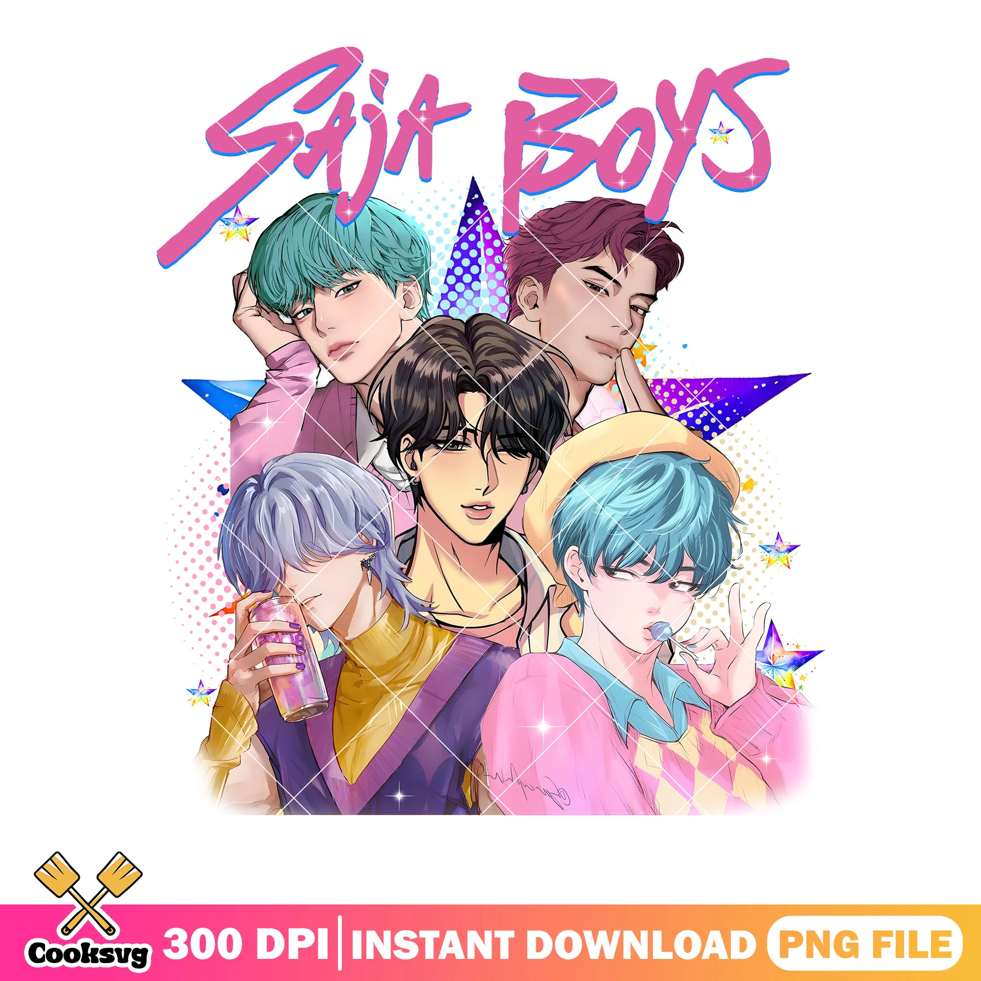 Saja boys anime crush png, kpop demon hunters png, kpop netflix png