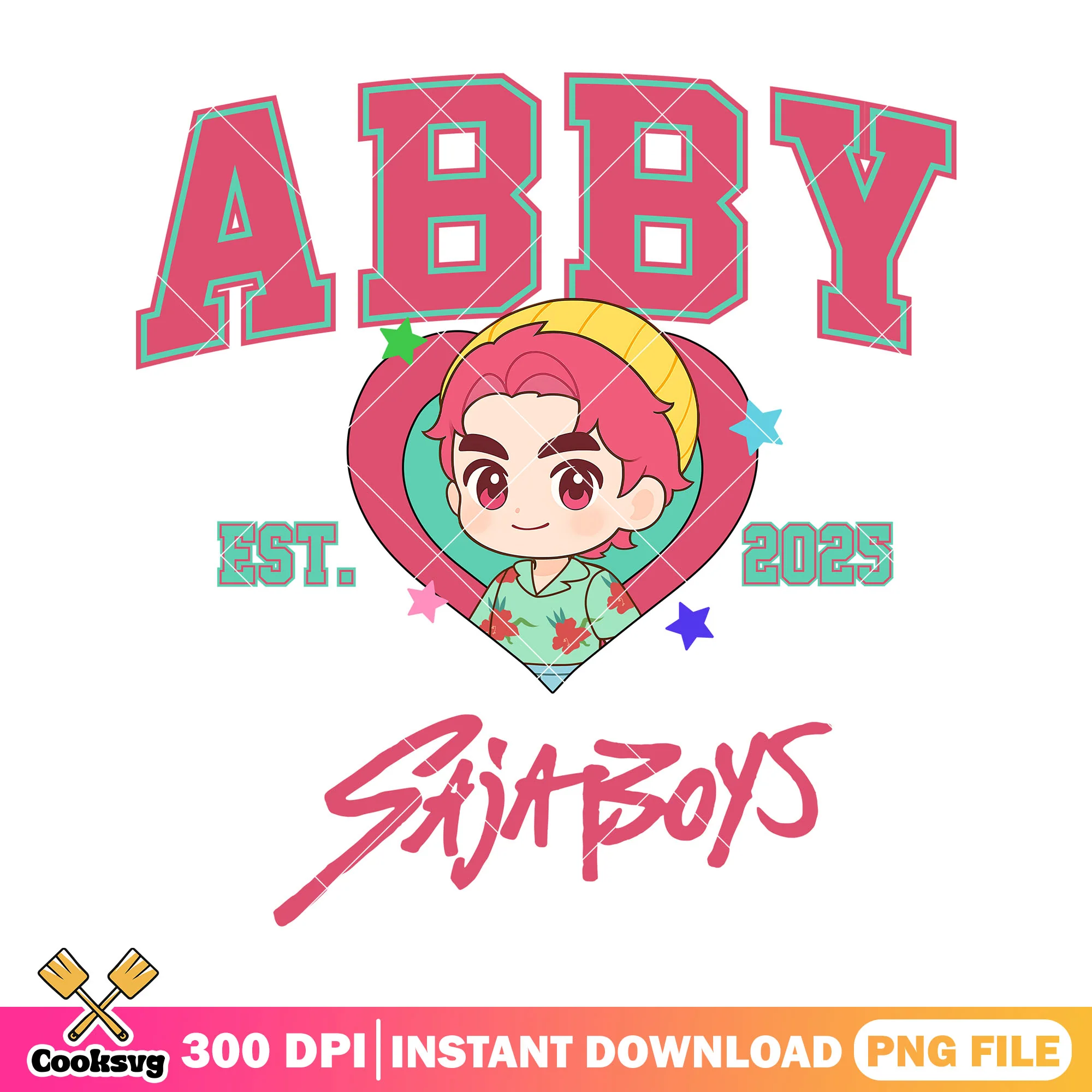 Saja boys est 2025 abby png, abby saja png, saja boys band png
