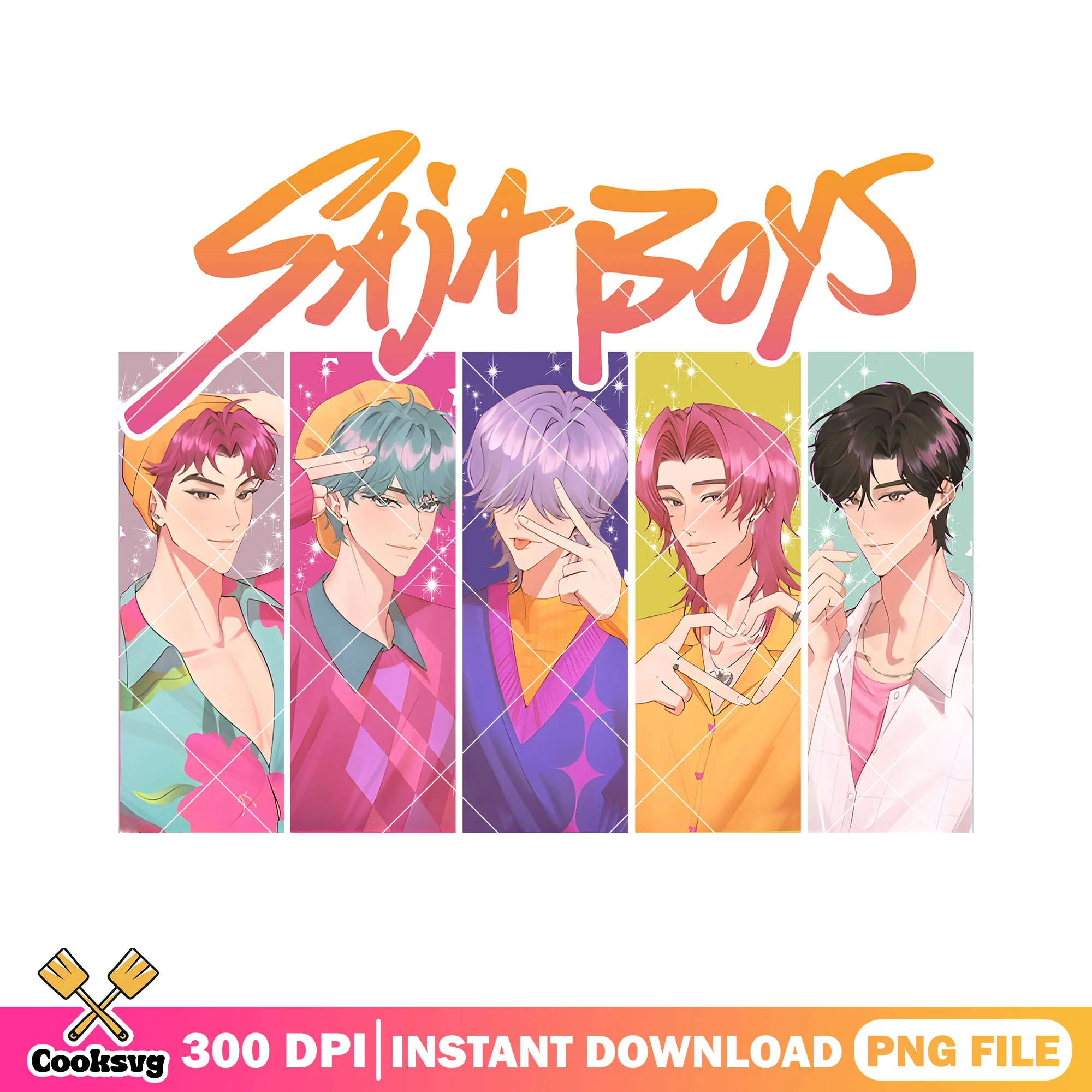 Saja boys girl stealer png, love saja boys png, kpop netflix png