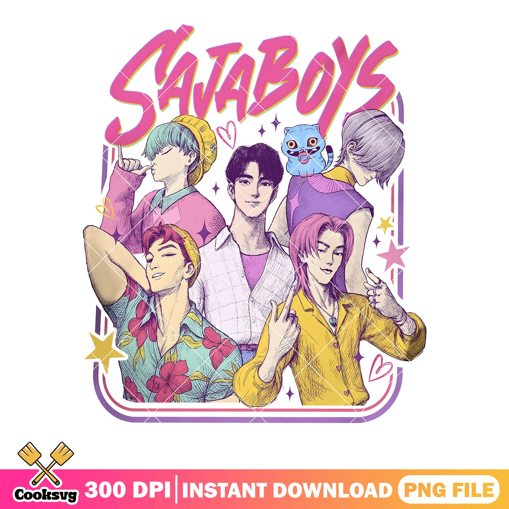 Saja boys x fooled derpy png, derpy kpop png, kpop demon hunters png