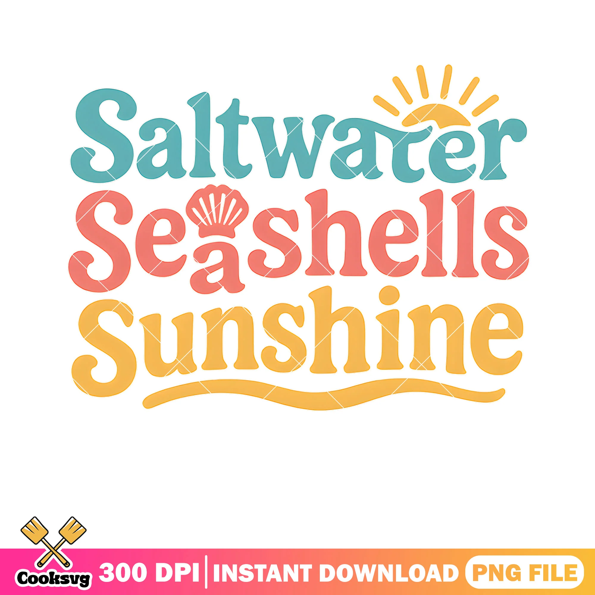 Saltwater seashells sunshine png, saltwater png, little miss sunshine png