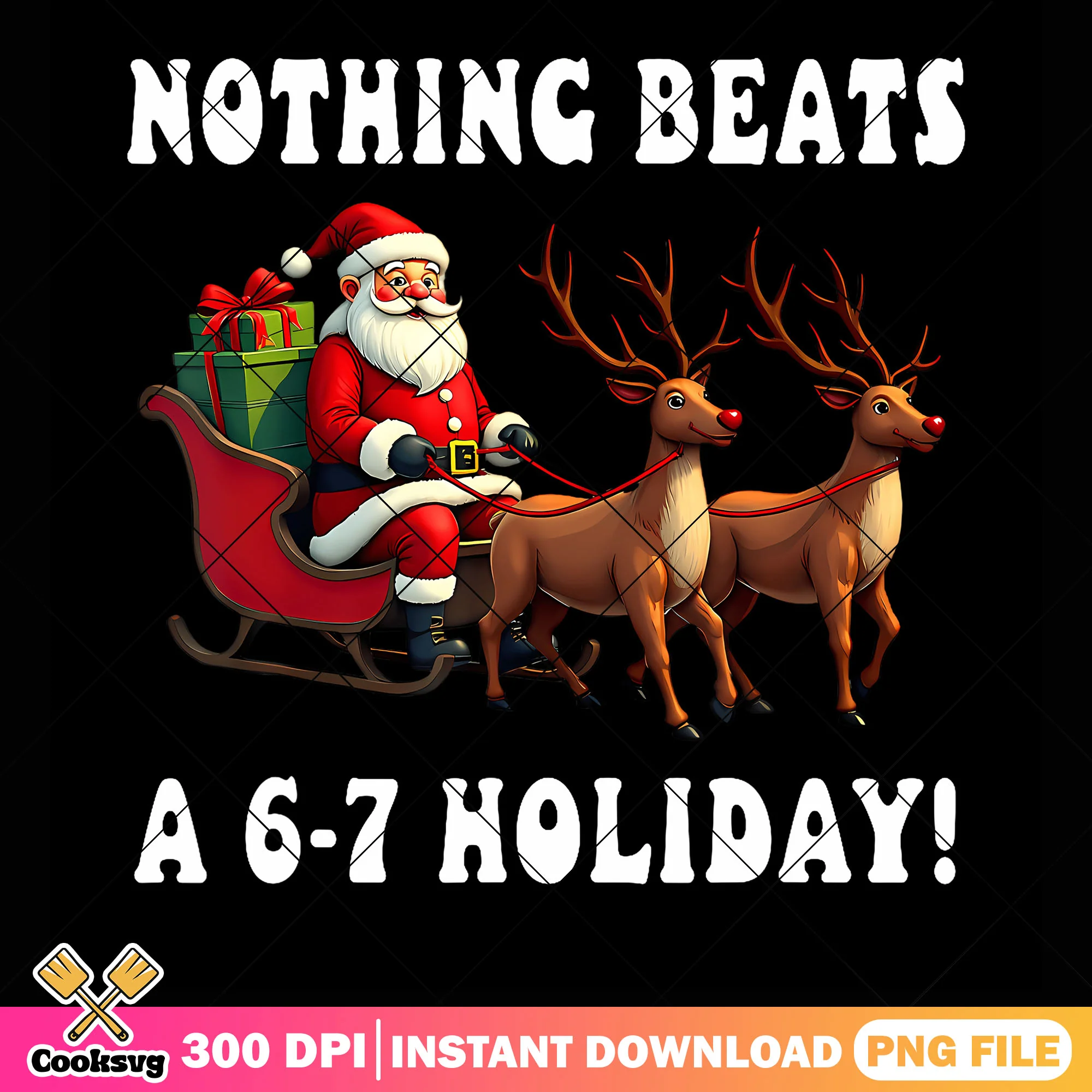 Santa claus santa png, raindeer png, christmas gifts png