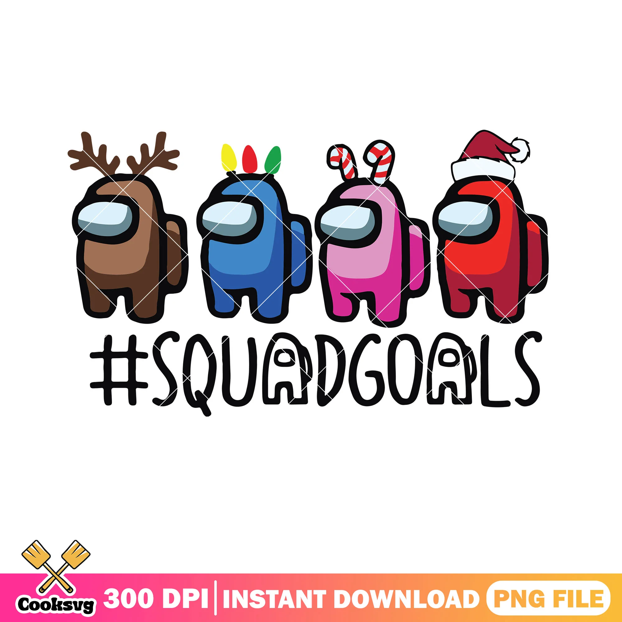 Santa hat christmas amongus png, merry christmas png, among us png