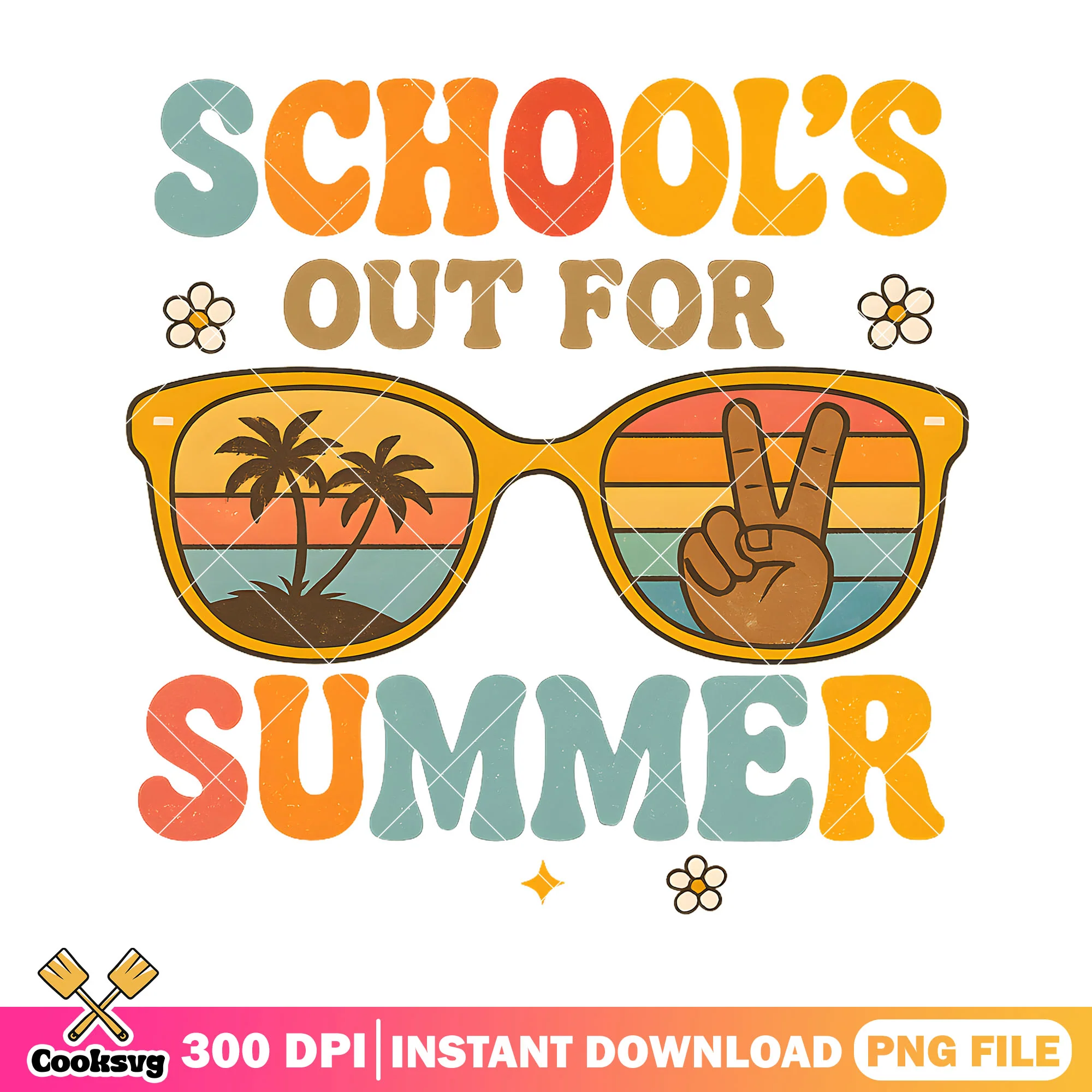 School out for summer vibes png, summer vibes png, school out png