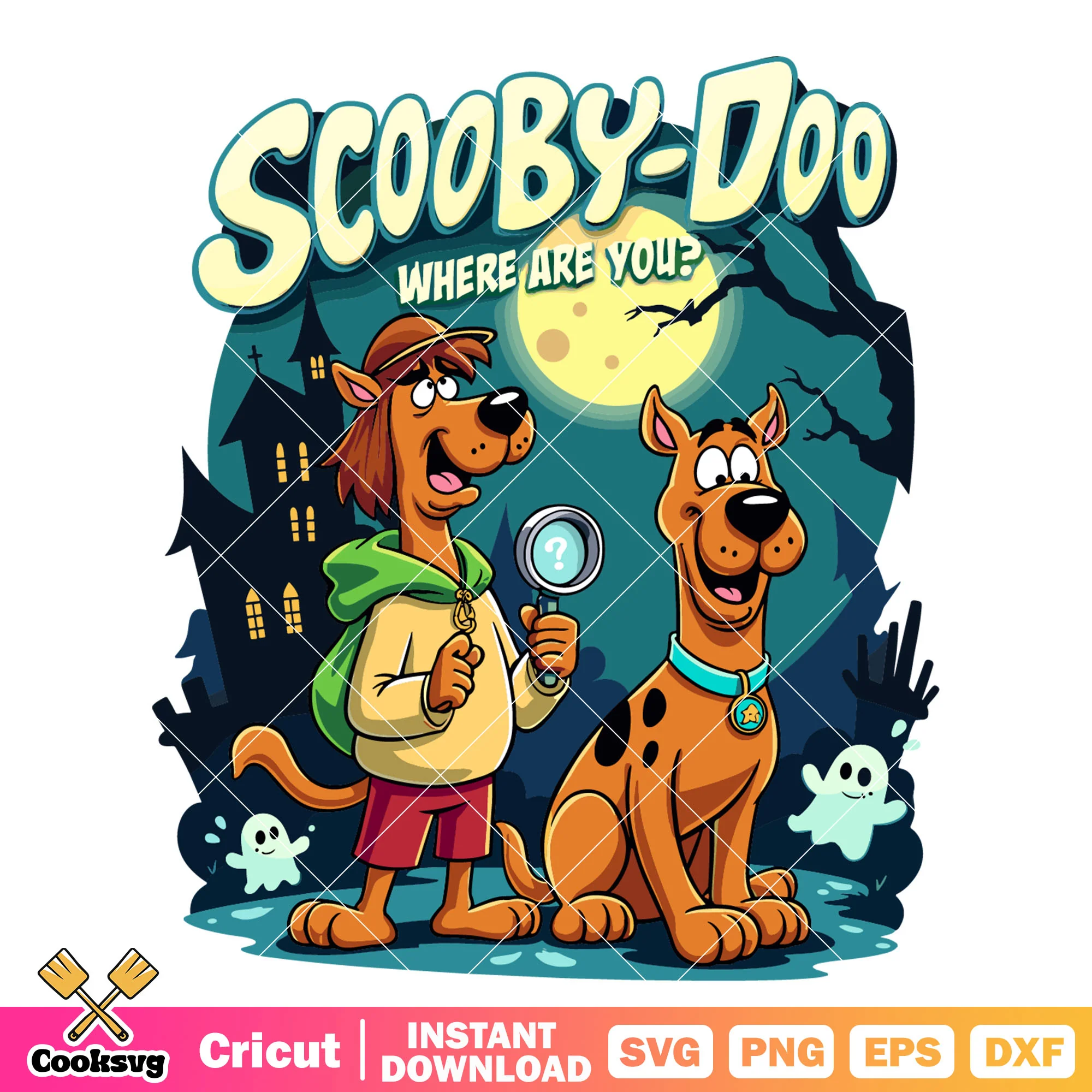 Scooby doo where are you svg, scooby doo svg, scooby doo movie svg