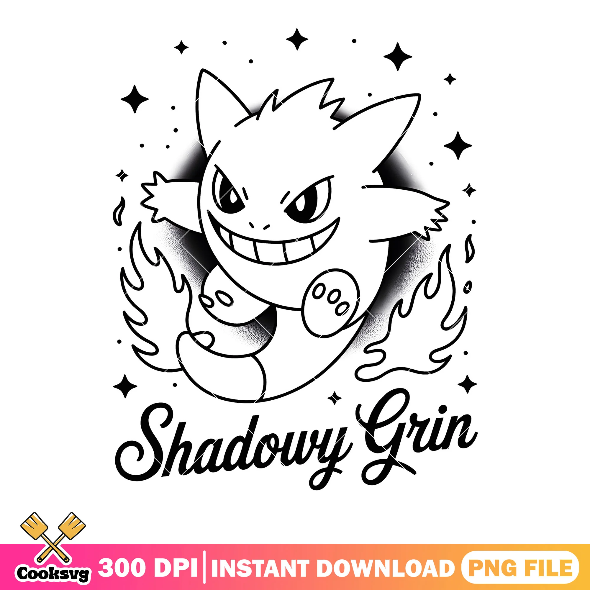 Shadowy grin png, pokemon gengar png, pokemon gifts png