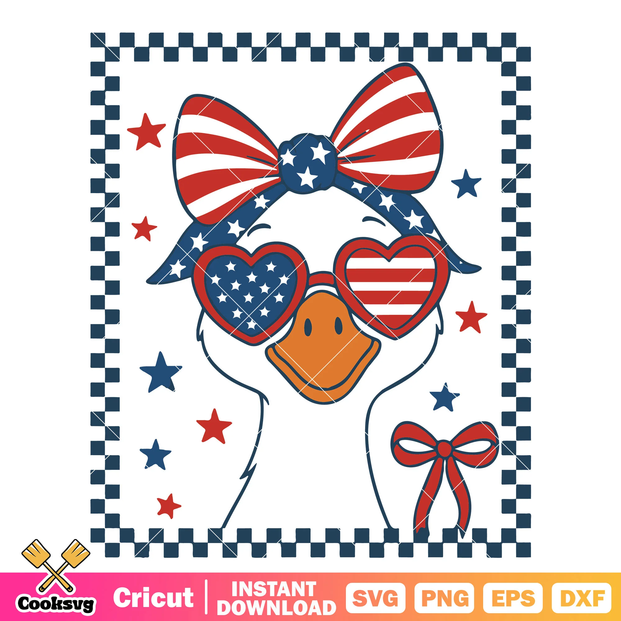 Silly goose 4th of july svg, silly goose svg, 4th of july svg