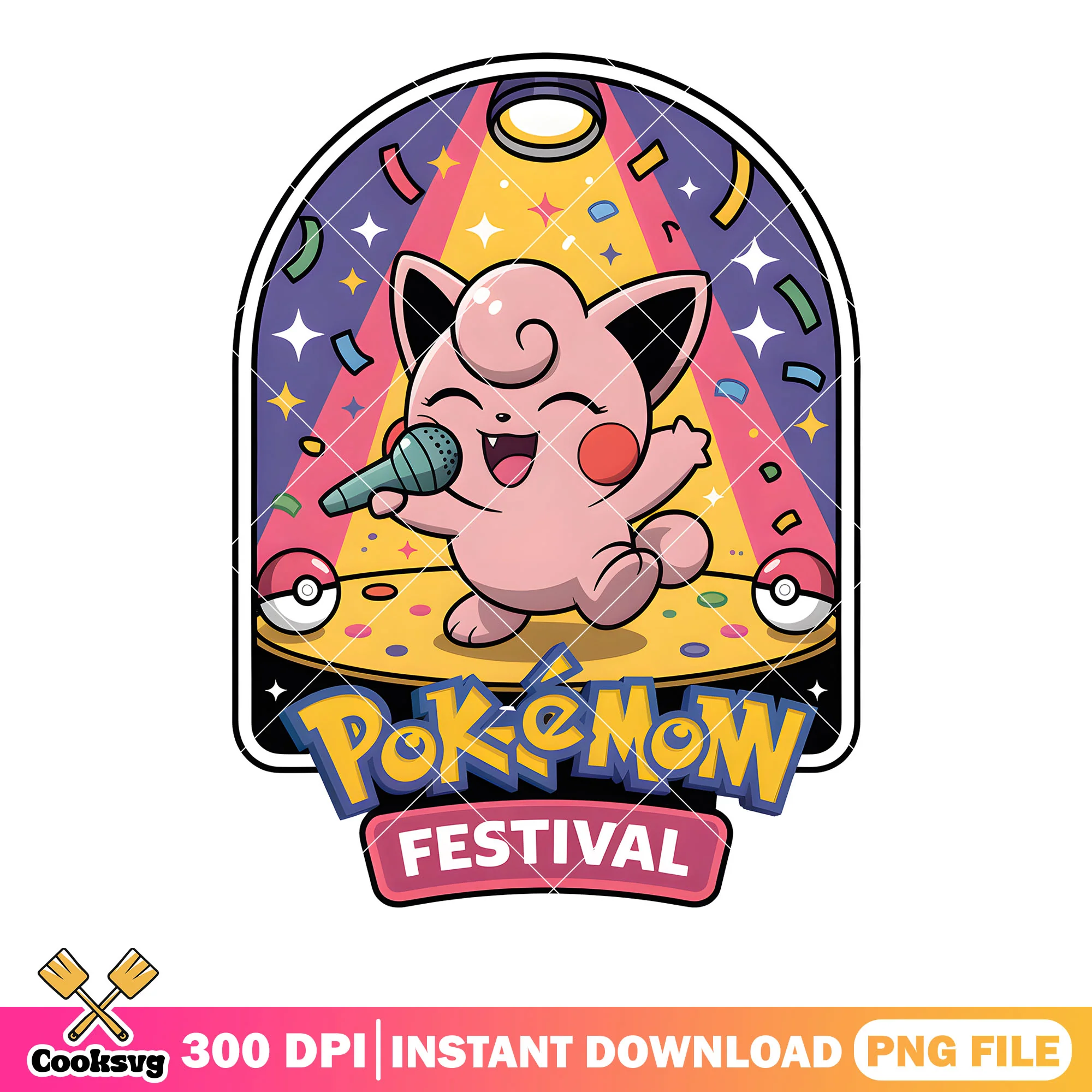 Singer pokemon festival png, pokemon festival png, pokemon jigglypuff png
