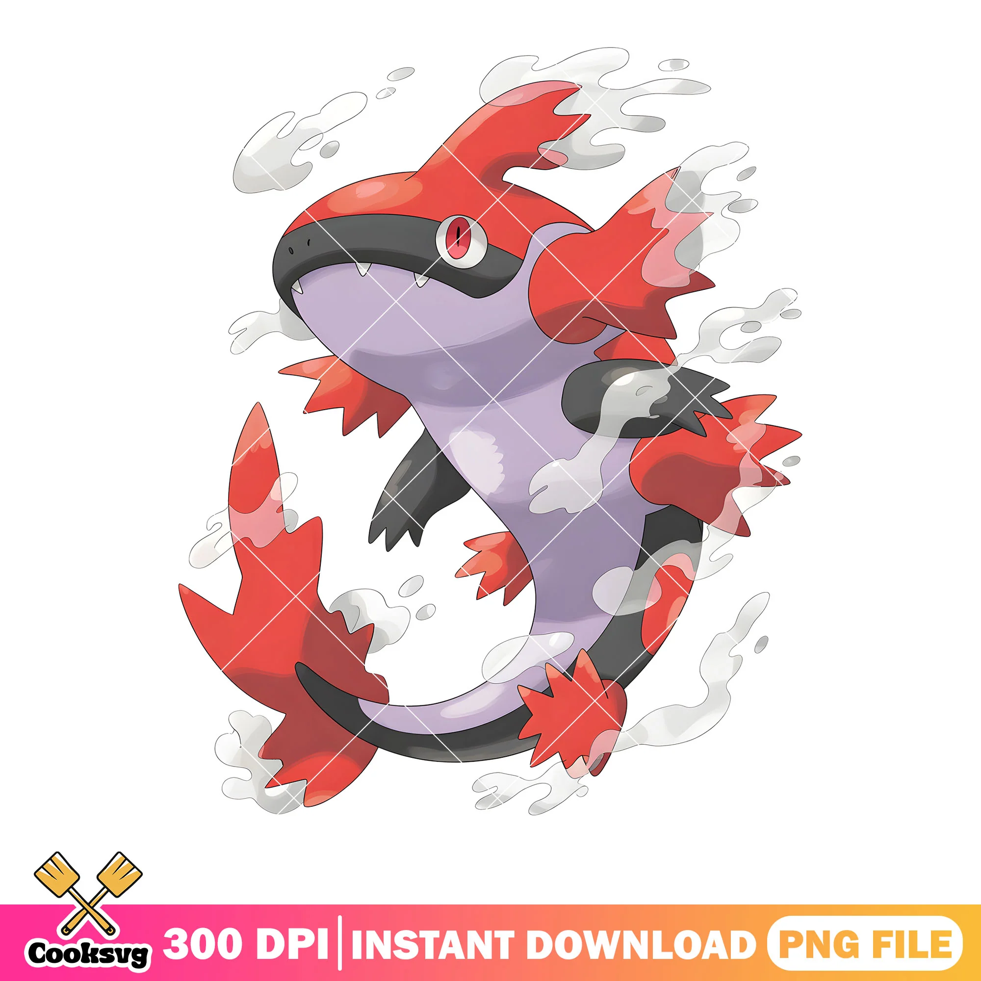 Six feet shark poster png, pokemon gifts png, pokemon card png