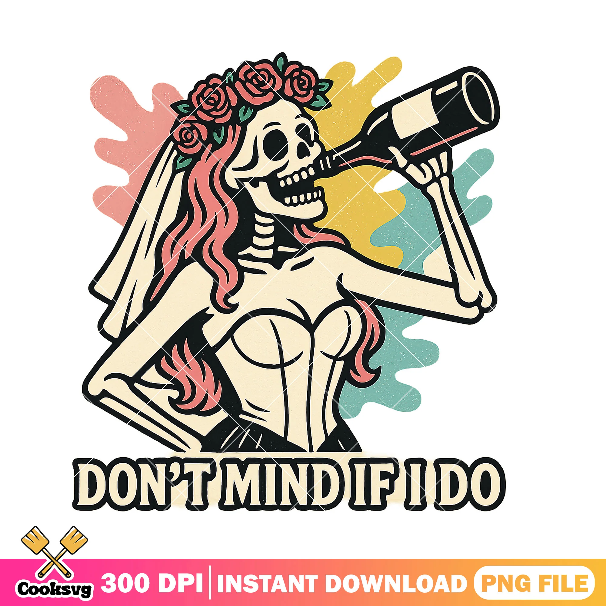 Skeleton bride drinking wine png, scary bride png, bride costumes png