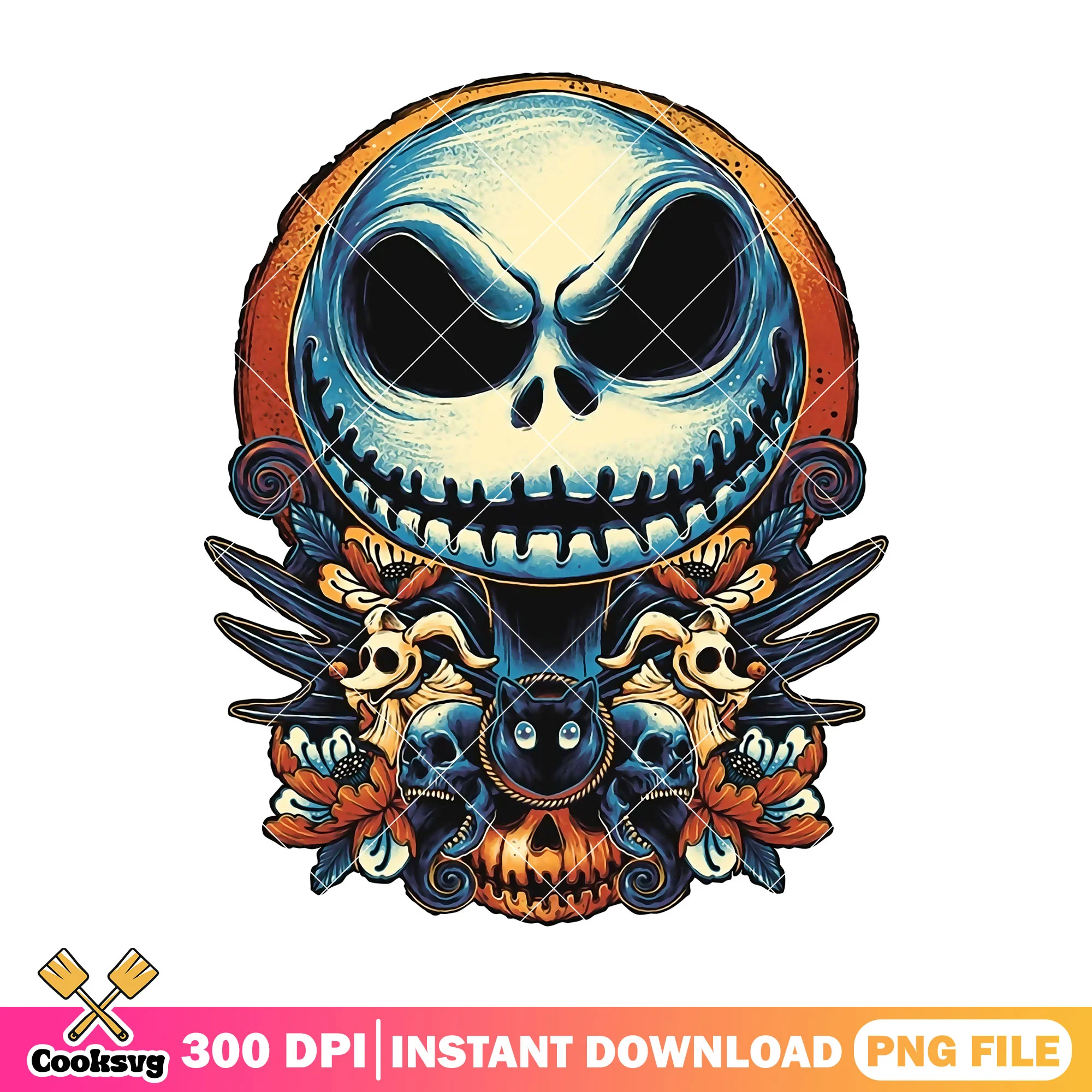 Skellington image design png, halloween movie png, horror movie png