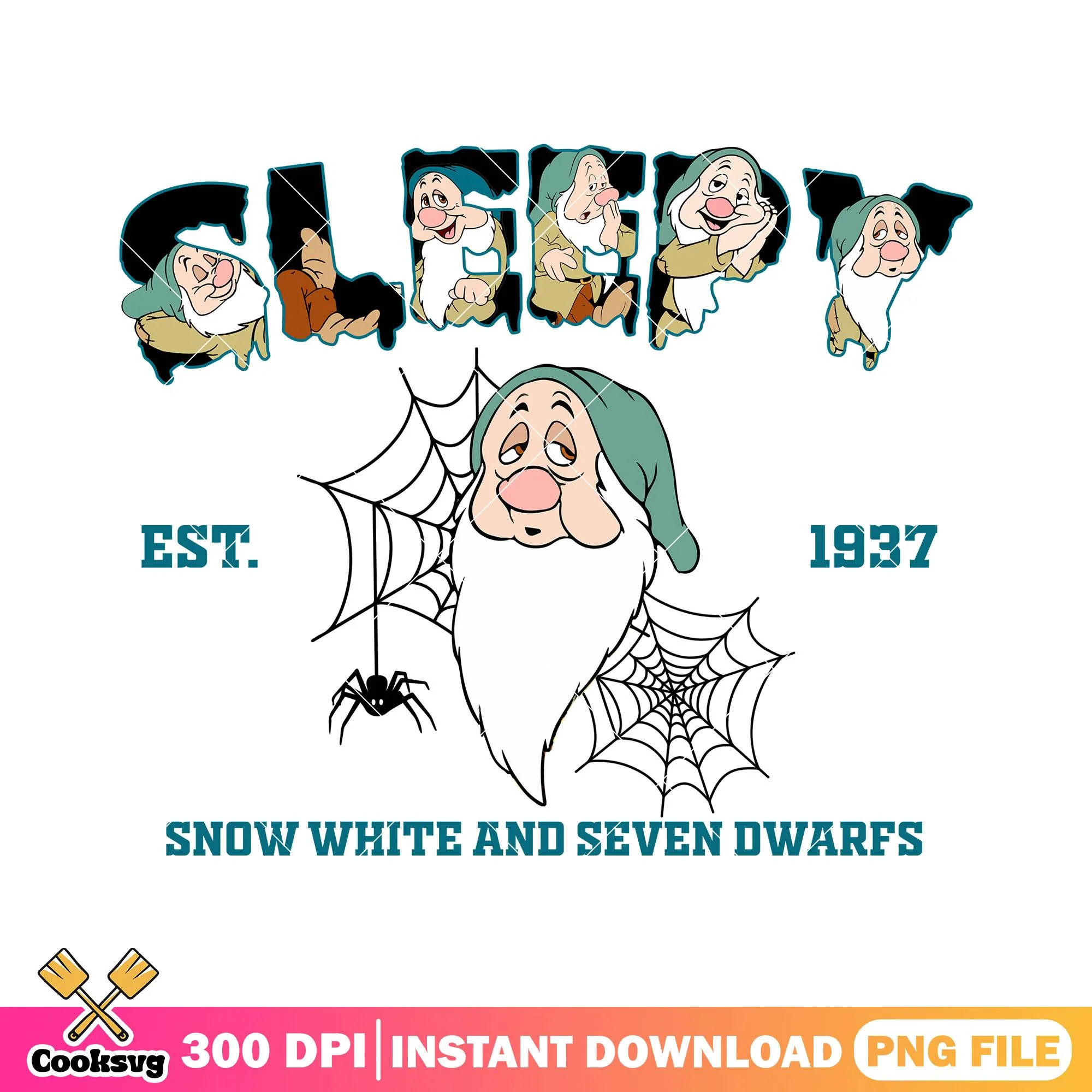 Sleepy est 1937 black png, sleepy dwarf png, disney movies png