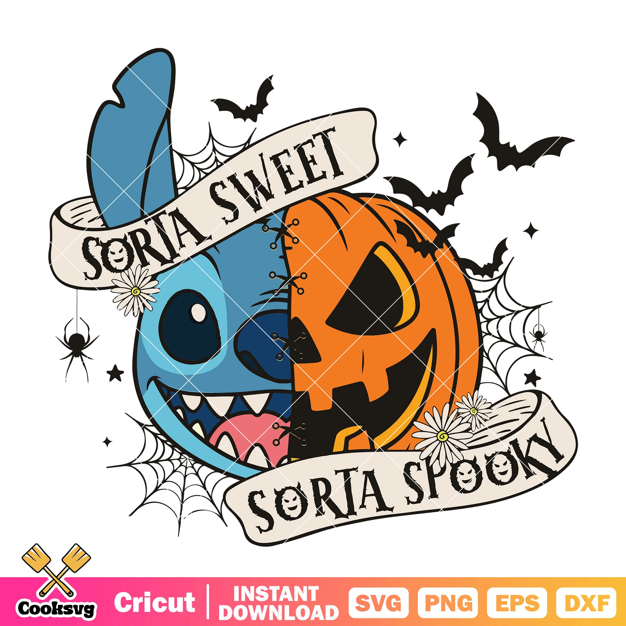 Sorta sweet spooky stitch svg, spooky stitch svg, sorta spooky svg
