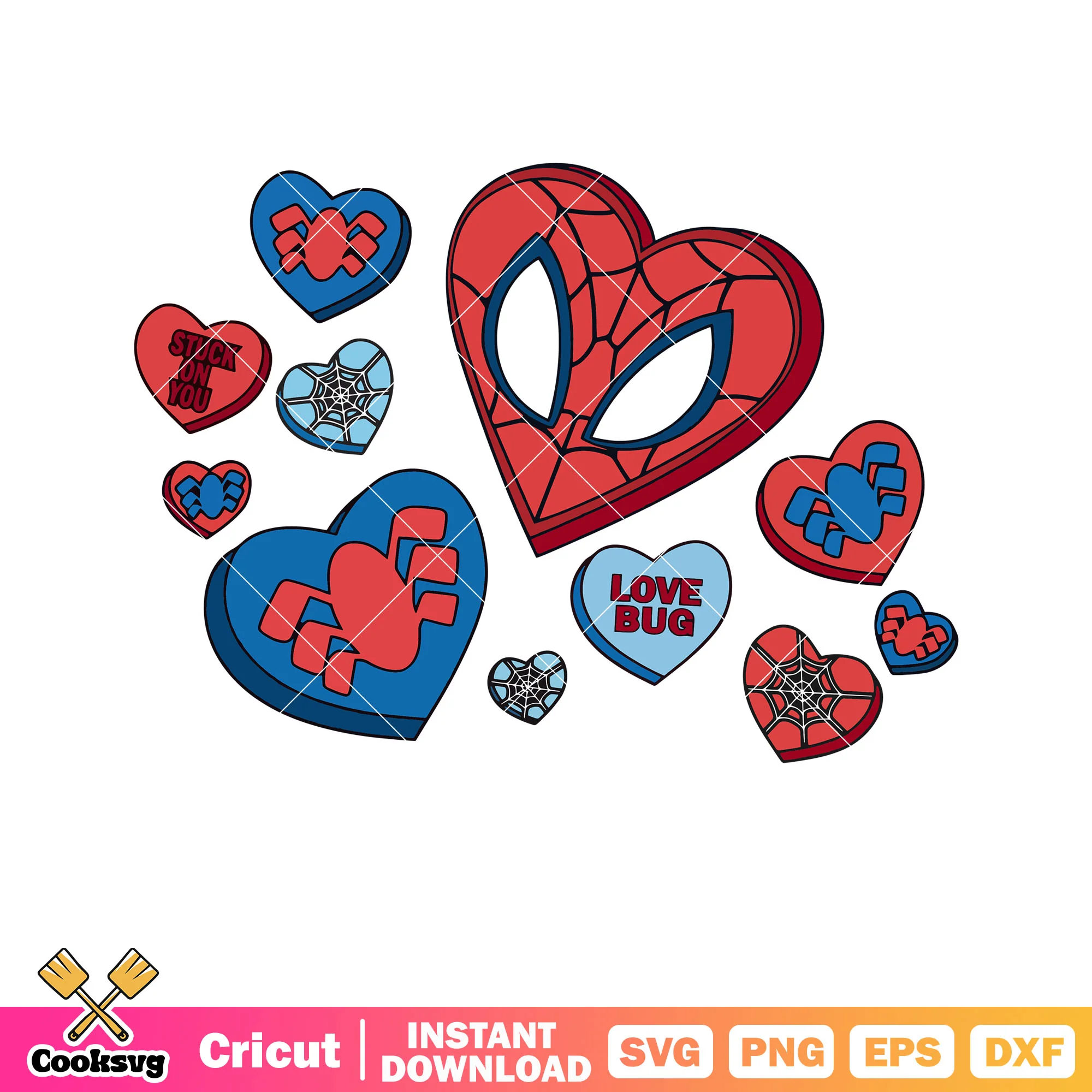 Spiderman love valentine svg, spiderman valentine svg, love valentine svg