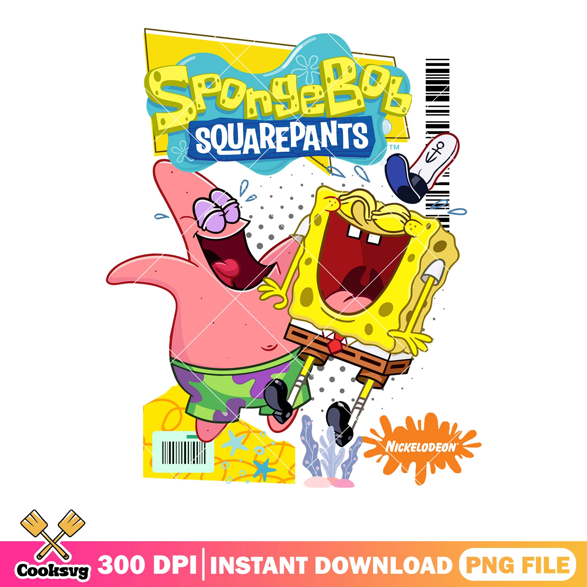 SpongeBob SquarePants png, Patrick Star png, classic cartoon png
