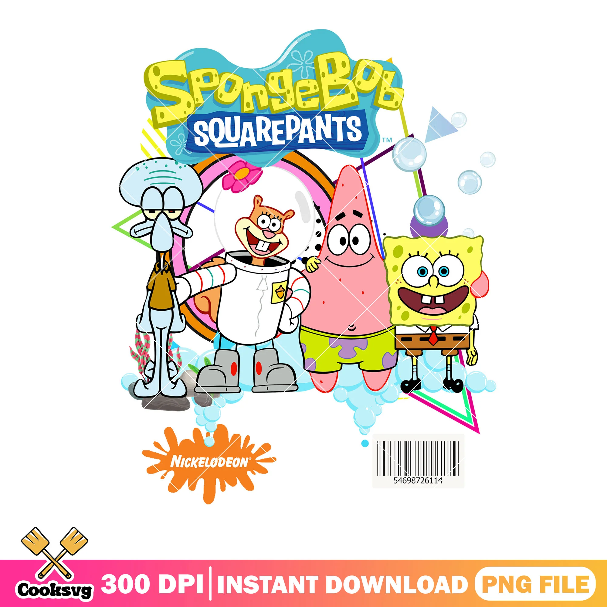 SpongeBob SquarePants png, classic cartoon png, abstract style png