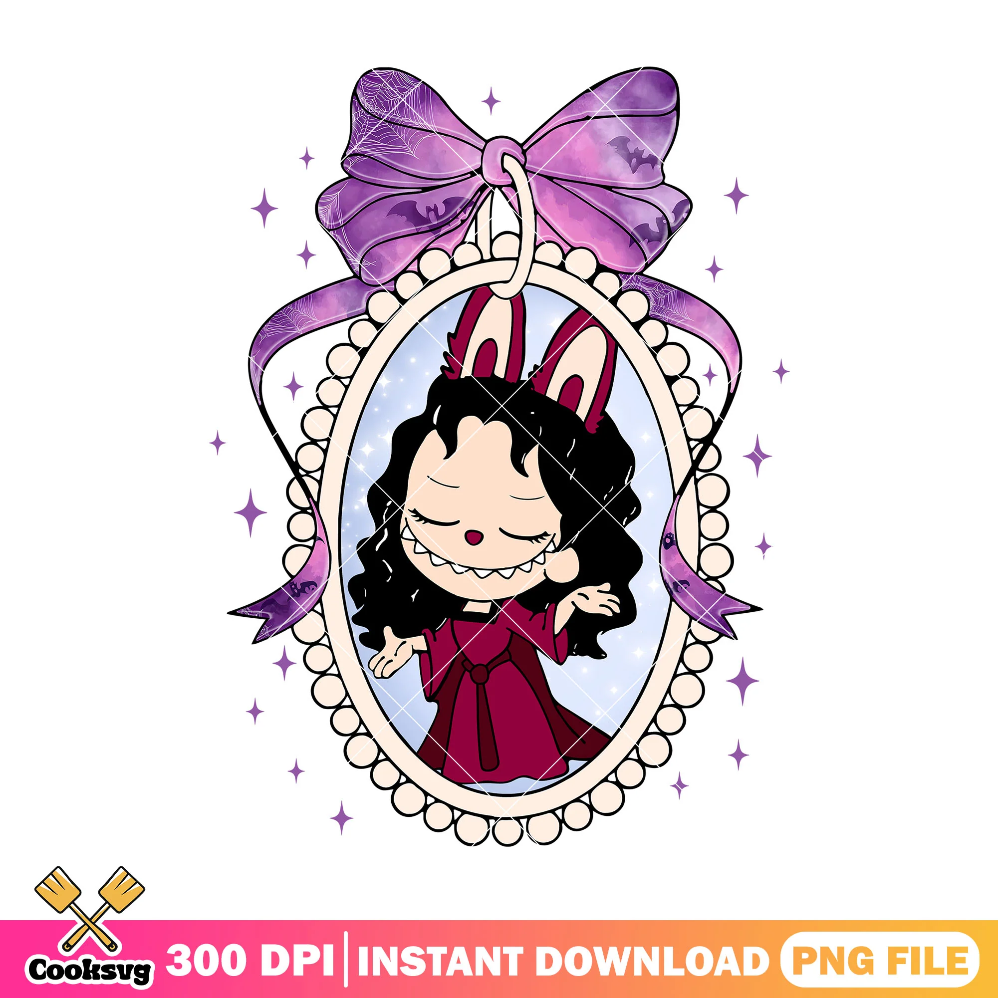 Spooky bunny character png, halloween character png, horror bunny png