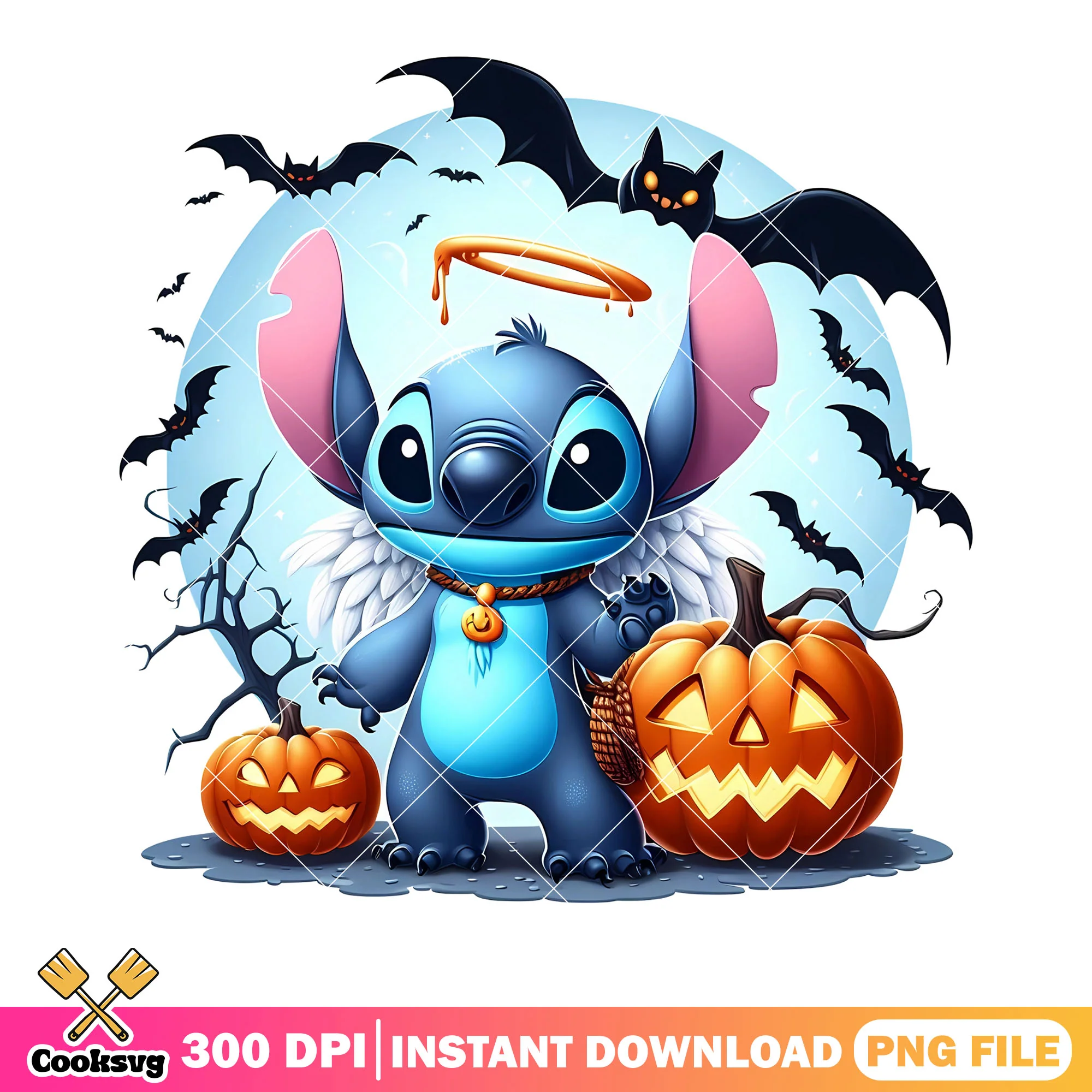 Spooky forest png, jack o lantern png, halloween scary png