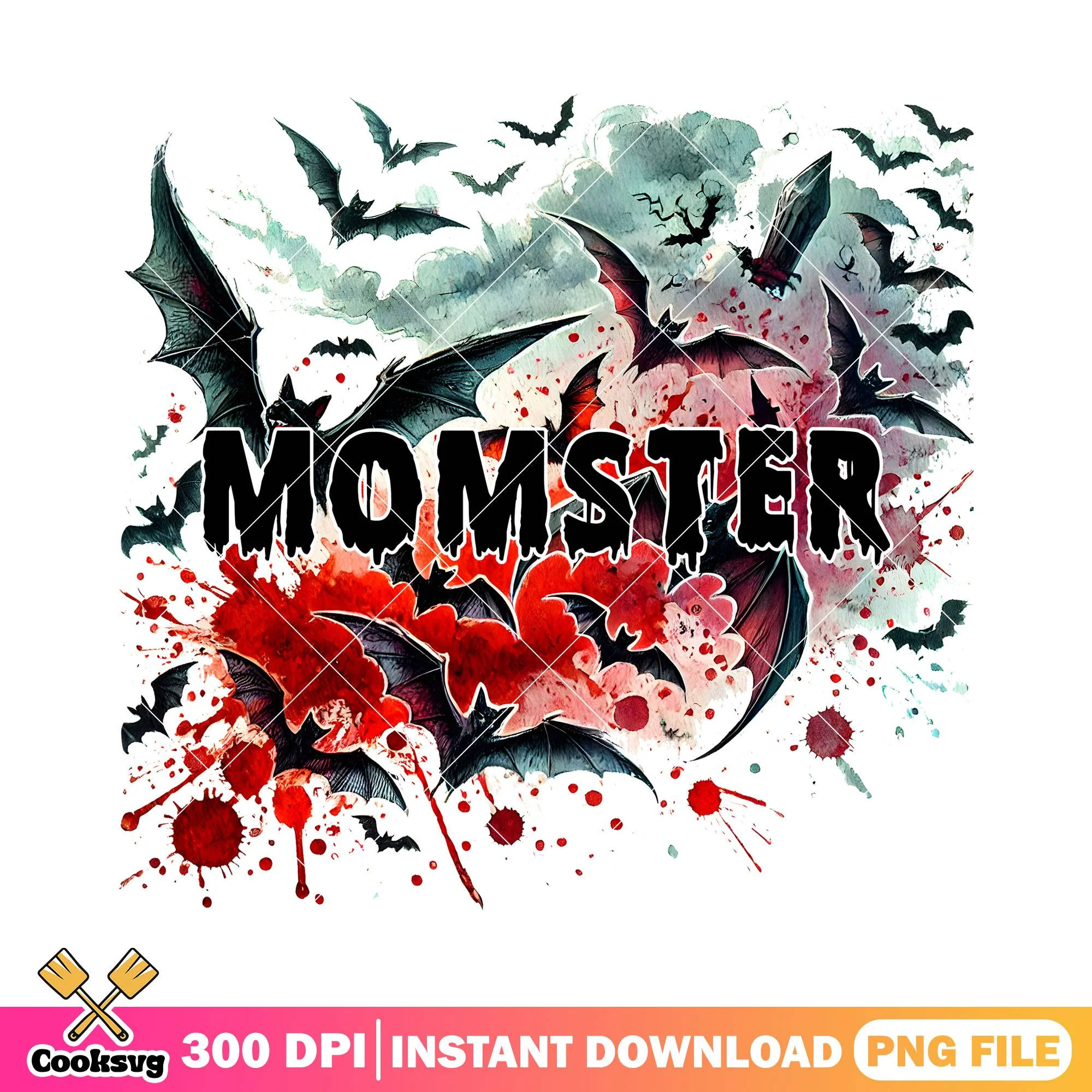 Spooky horror design png, halloween decor png, halloween png