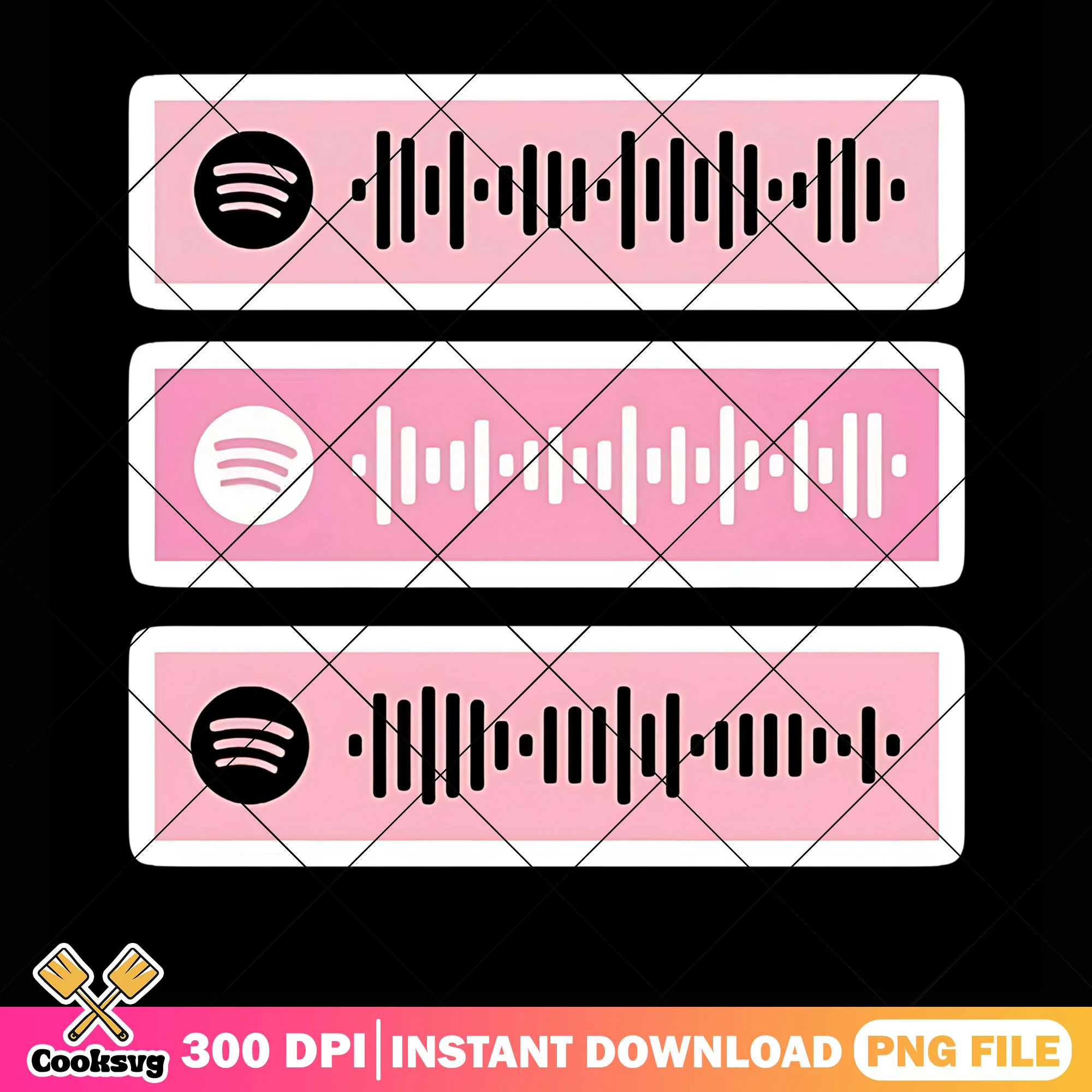 Spotify logo listening png, spotify png, huntrix song png