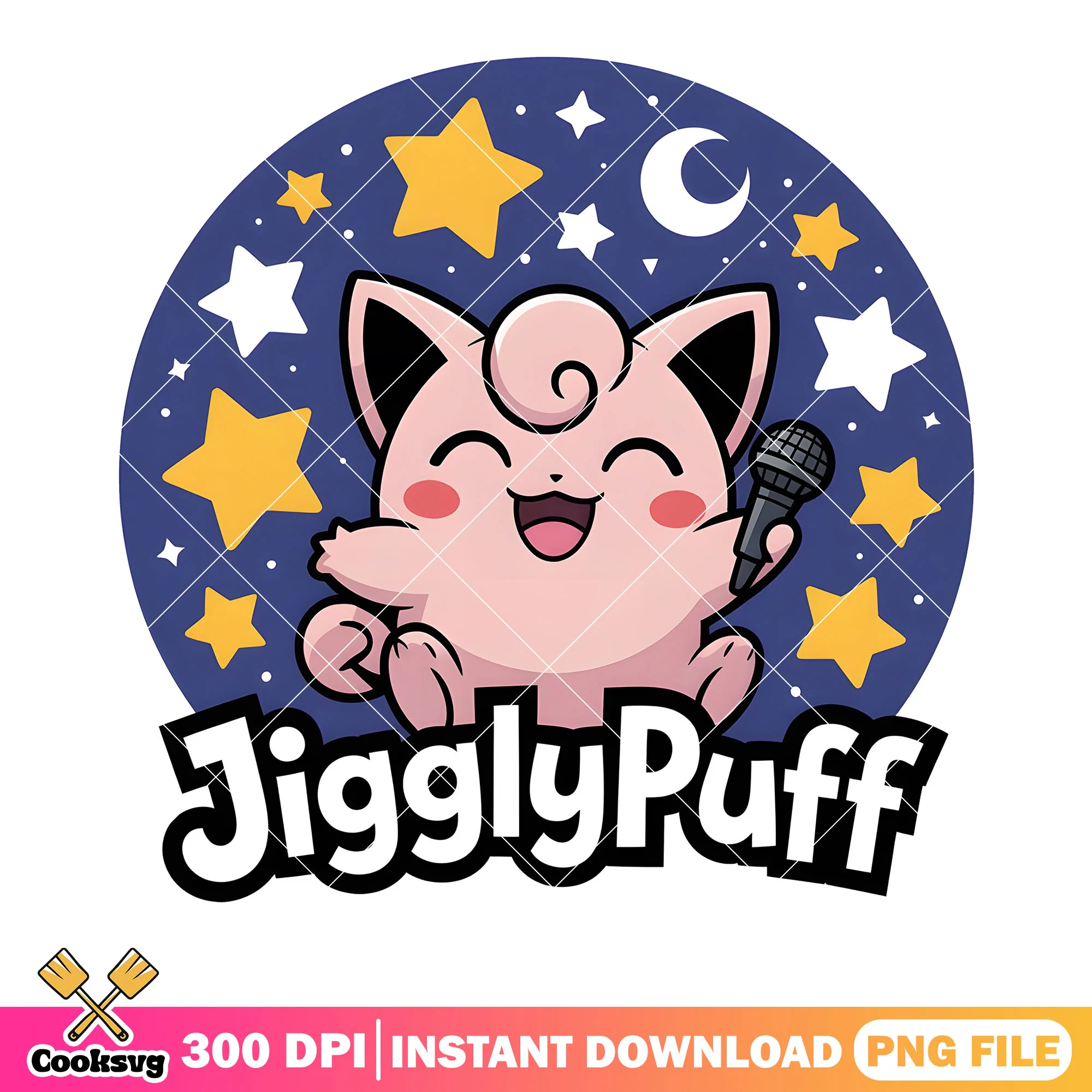 Star night jigglypuff png, nintendo switch png, pokemon jigglypuff png
