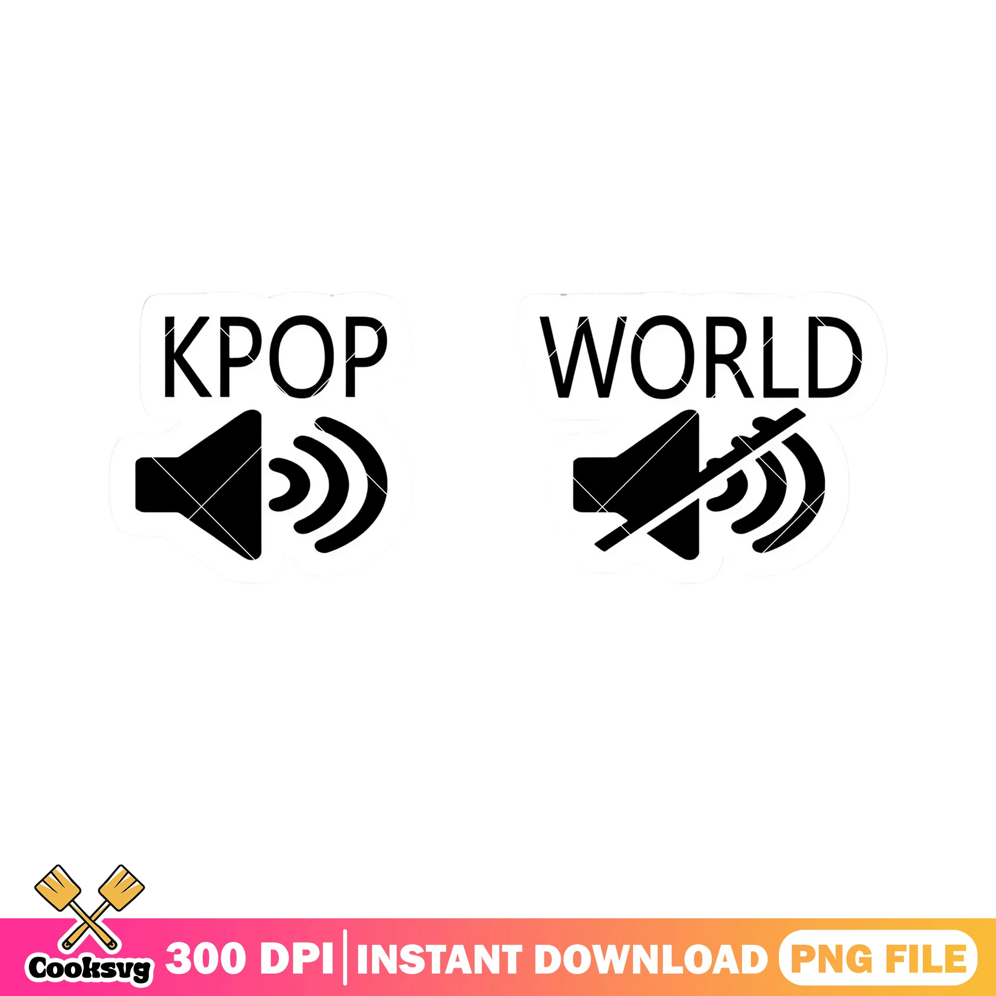 Sticker kpop world volum png, world volum png, meme fan kpop png
