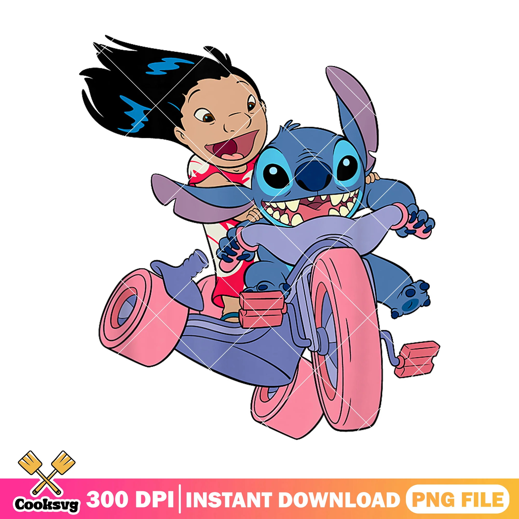 Stitch and lilo play together png, lilo and stitch png, cute lilo stitch png