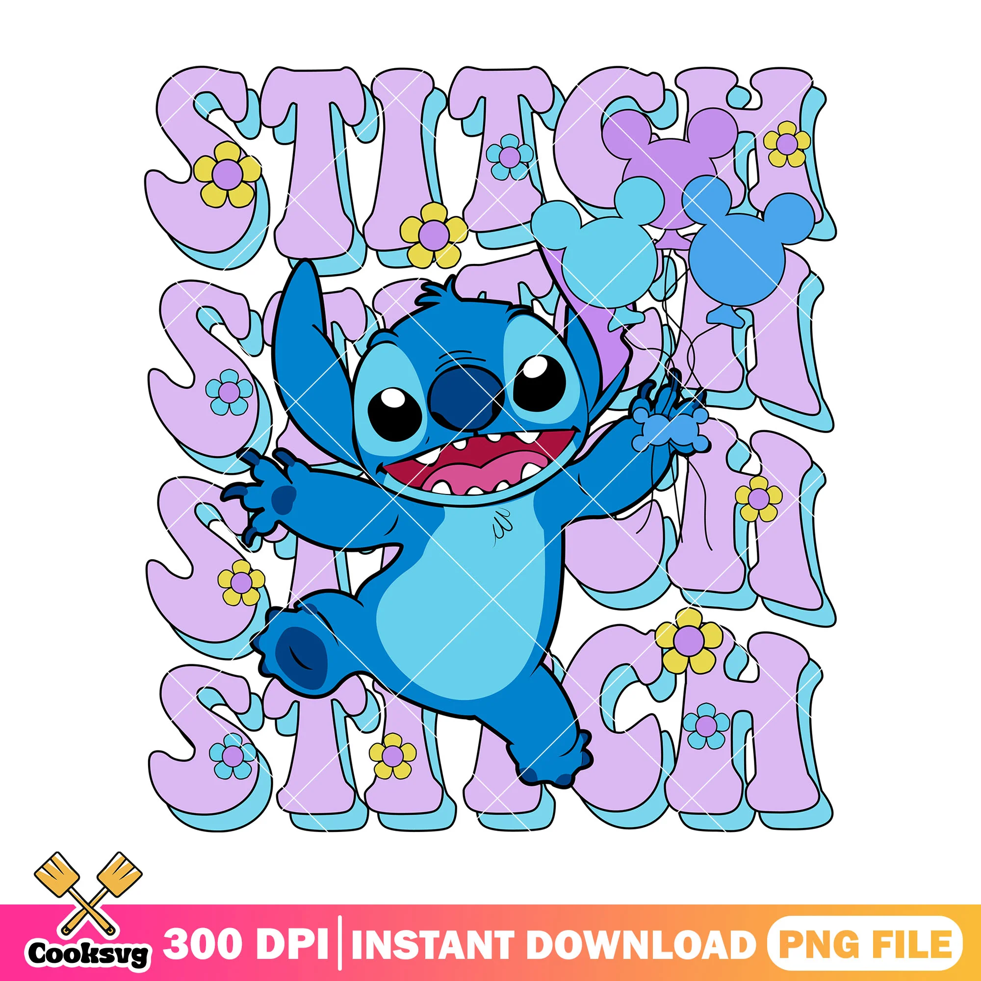 Stitch and mickey head png, disney stitch png, stitch and mickey png