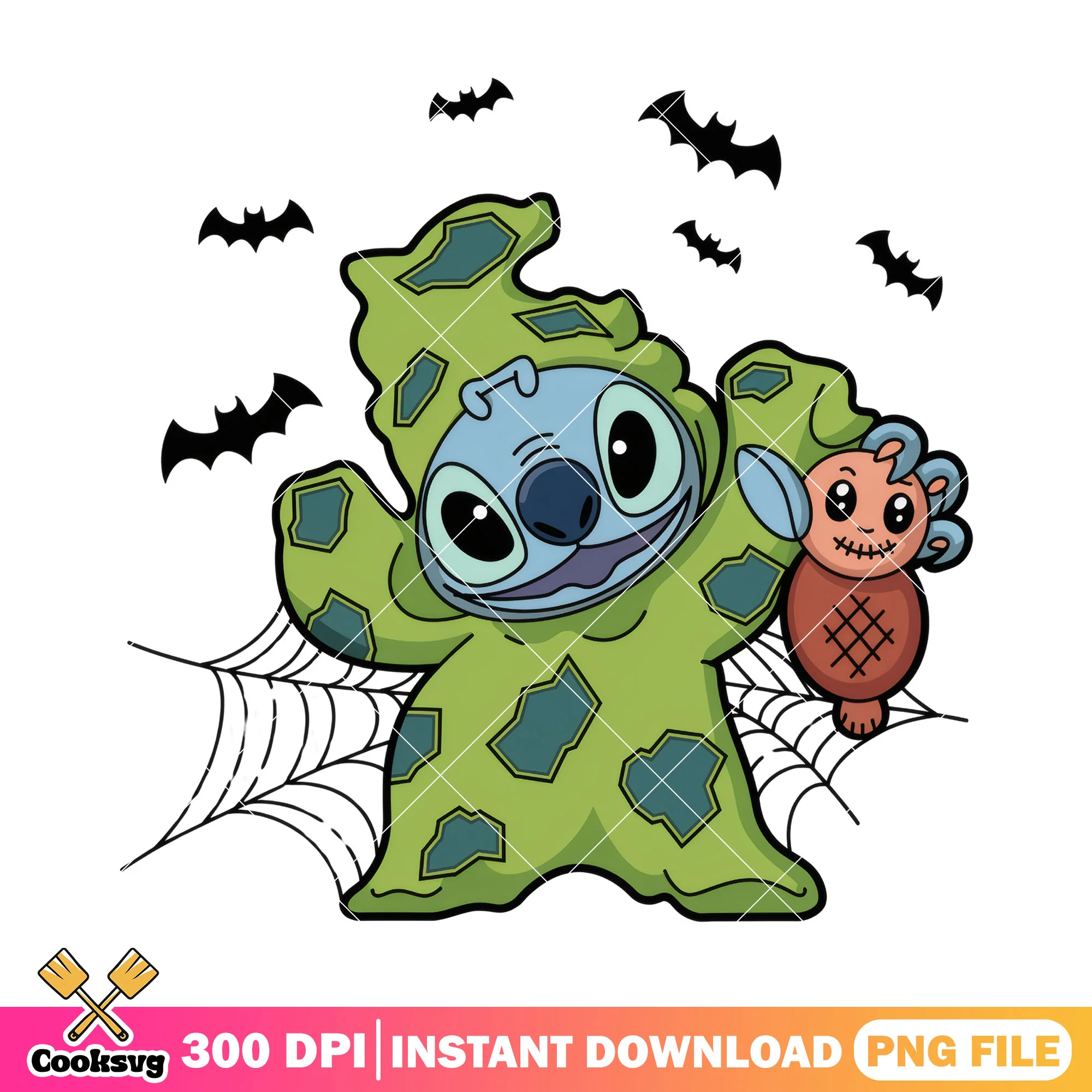 Stitch boogie costume png, halloween costume png, stitch fix png
