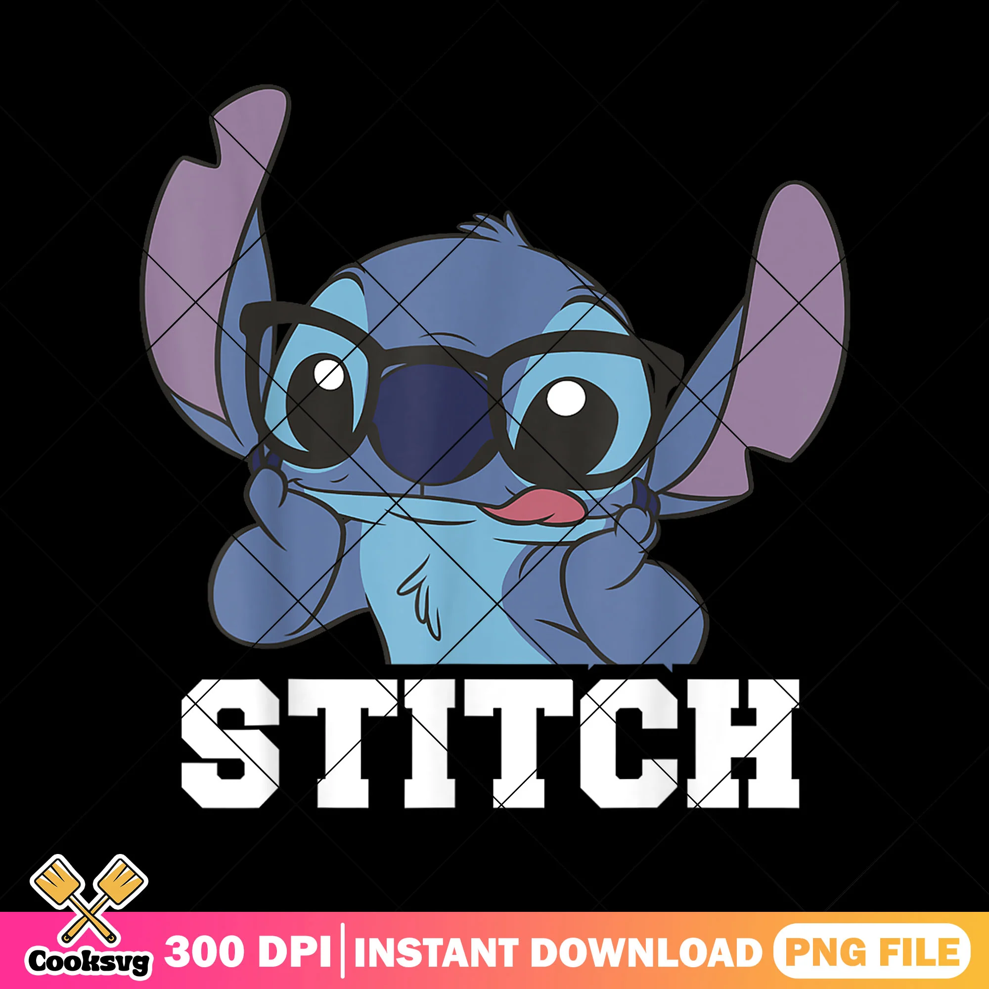 Stitch disney sunglasses png, stitch disney png, stitch text png