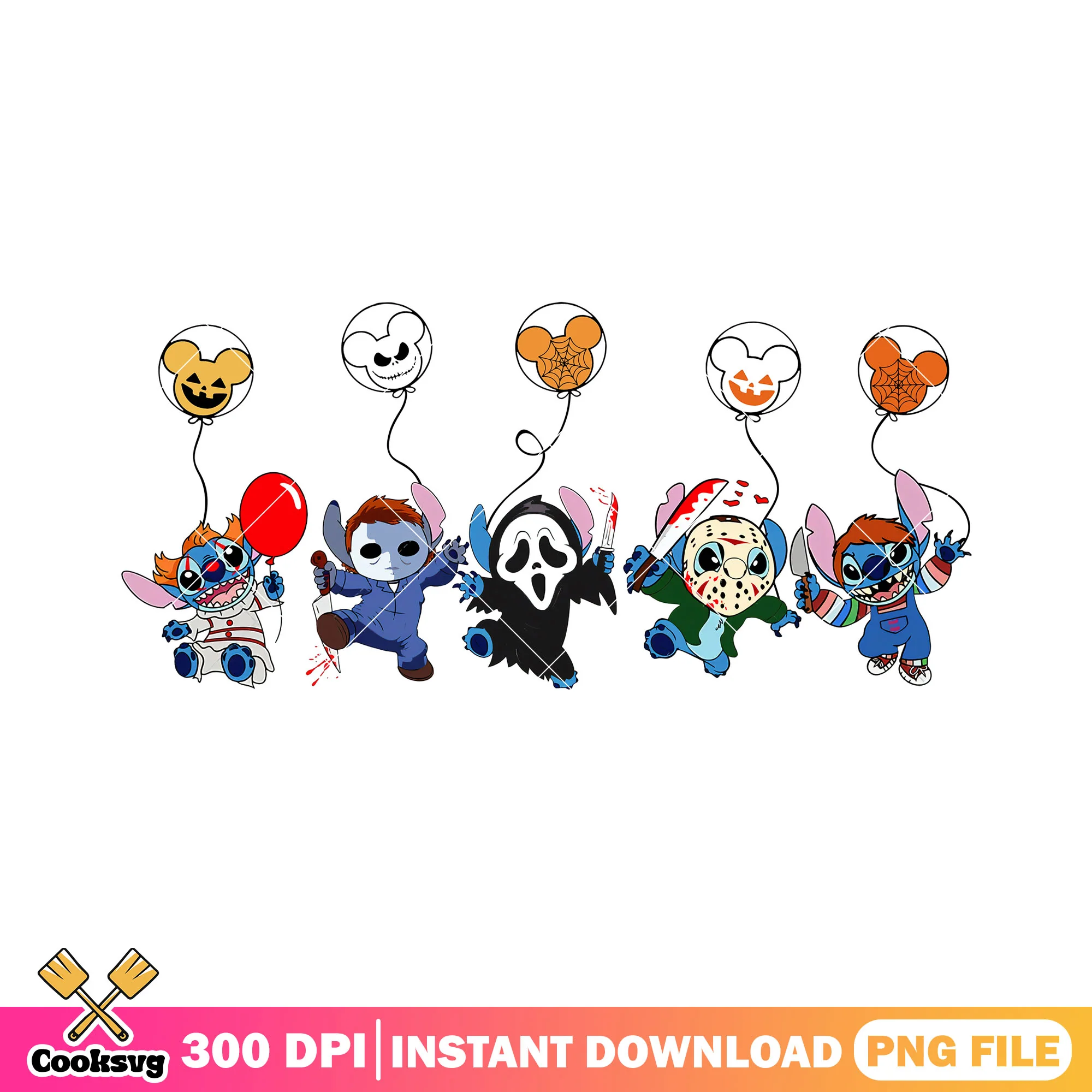 Stitch killer cosplay png, halloween kills png, stitch costume png
