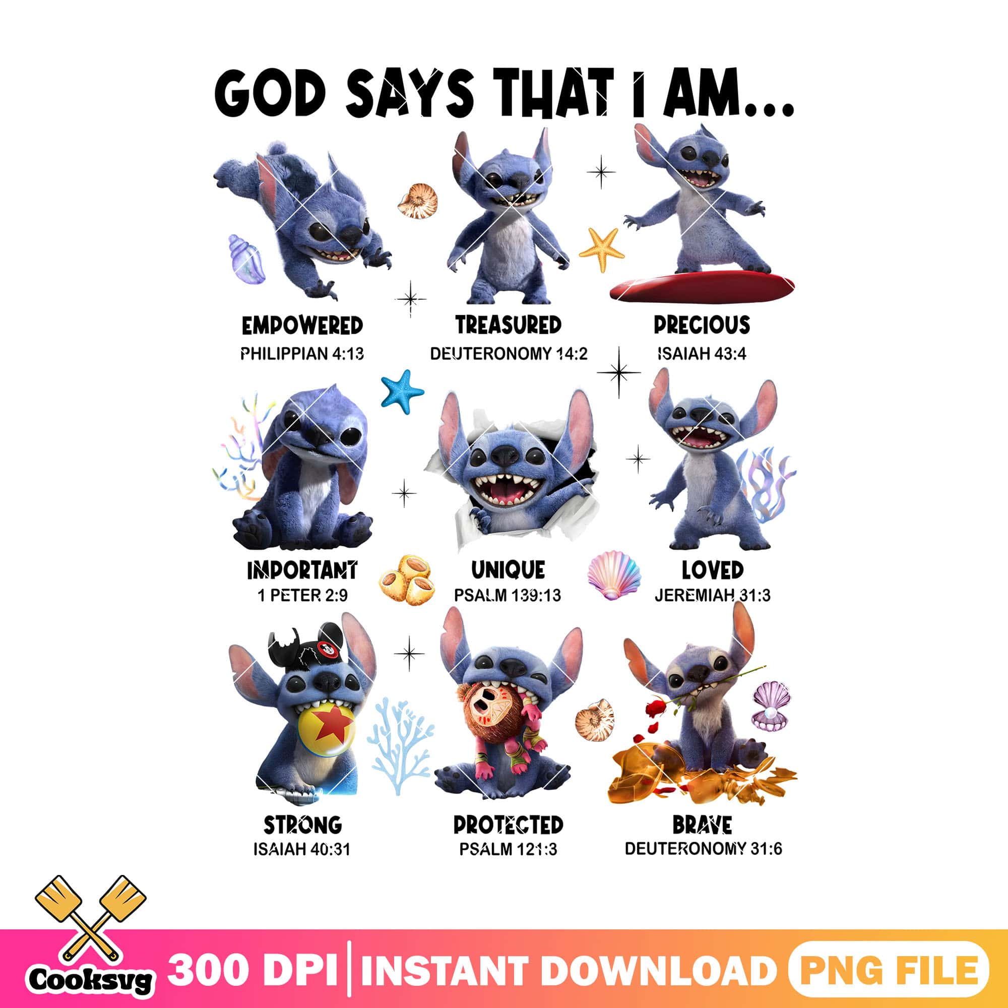 Stitch movie god say i am png, stitch emotion png, stitch movie png