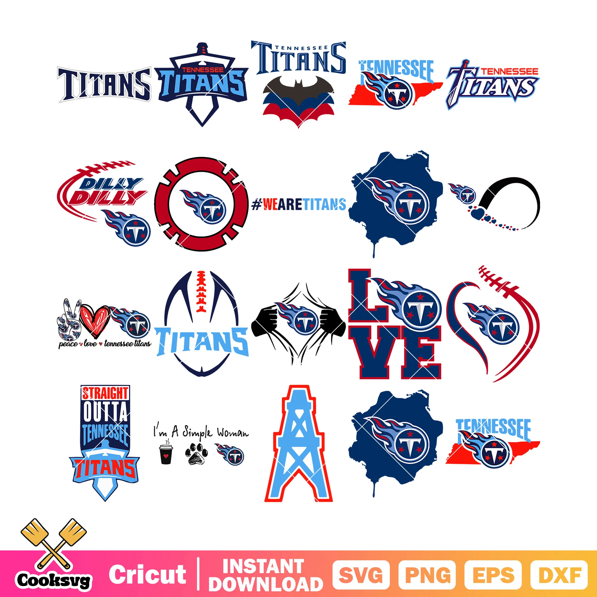 Straight outta tennessee batman bundle svg, tennessee titans bundle svg