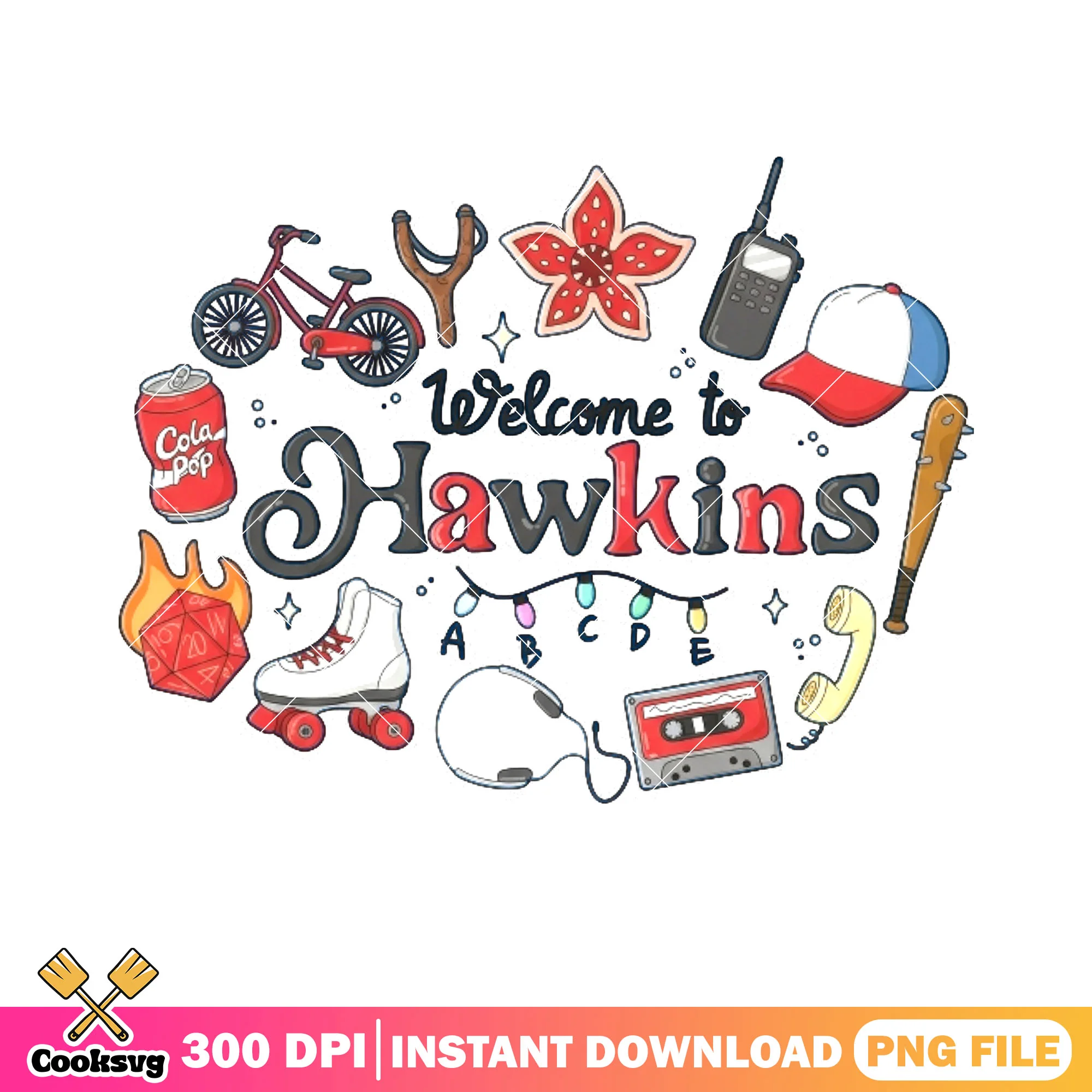 Strange hawkins town png, movie posters png, stranger things png