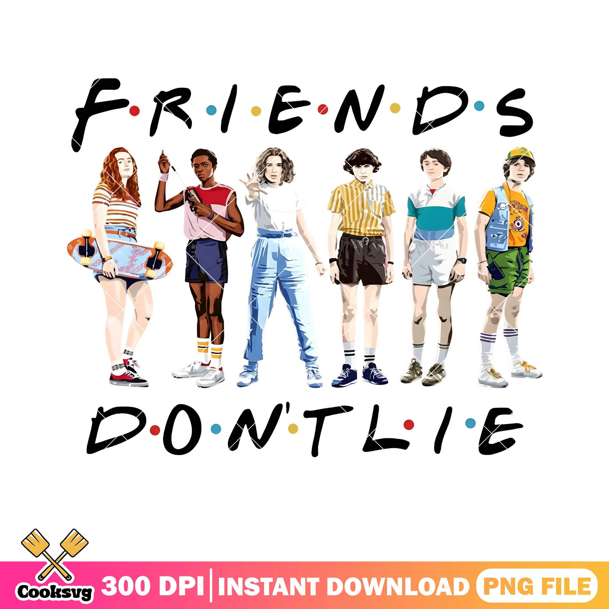 Stranger things lucas friends png, dont lie max png, eleven kids png