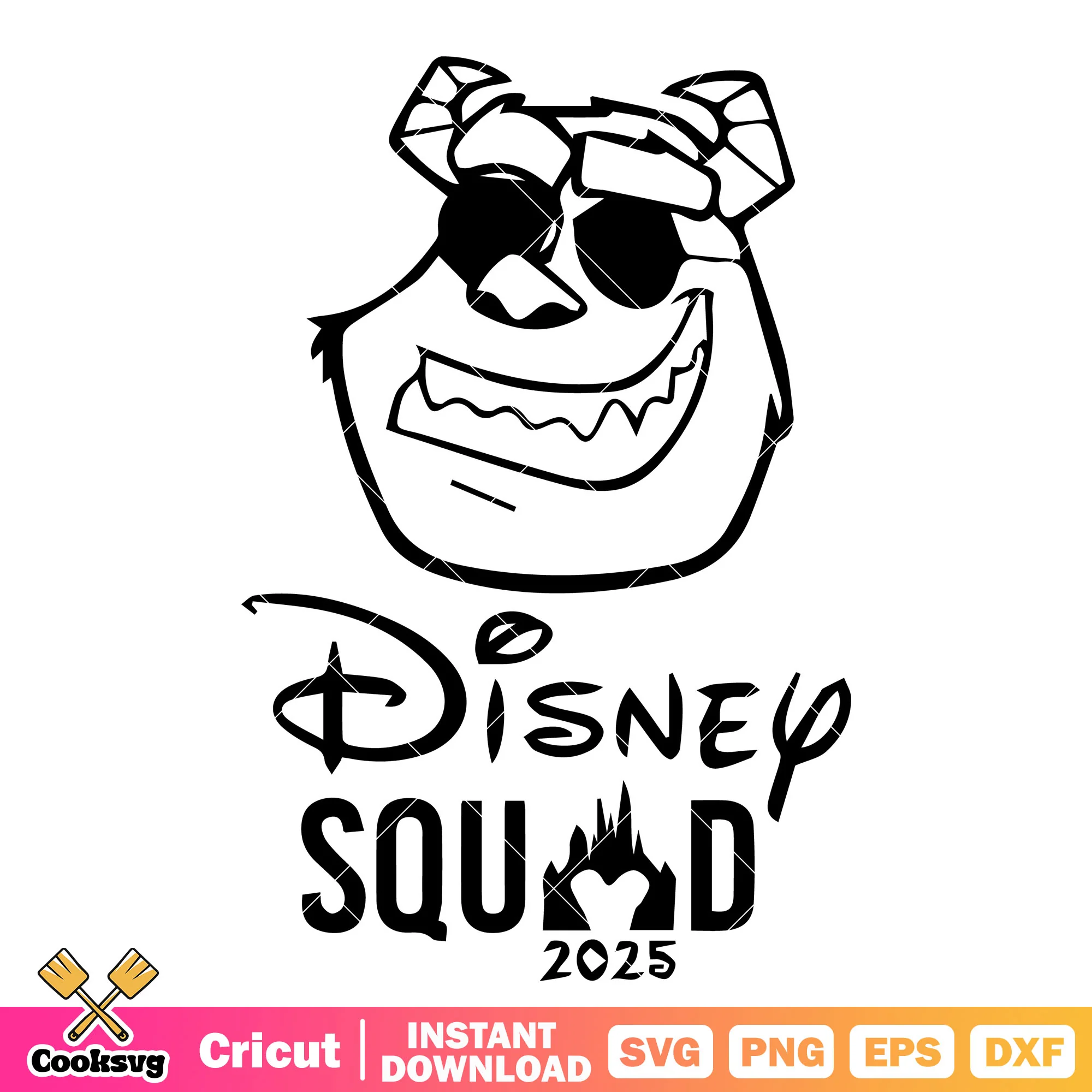 Sullivan disney squad 2025 svg file, disney squad svg, mickey disney svg