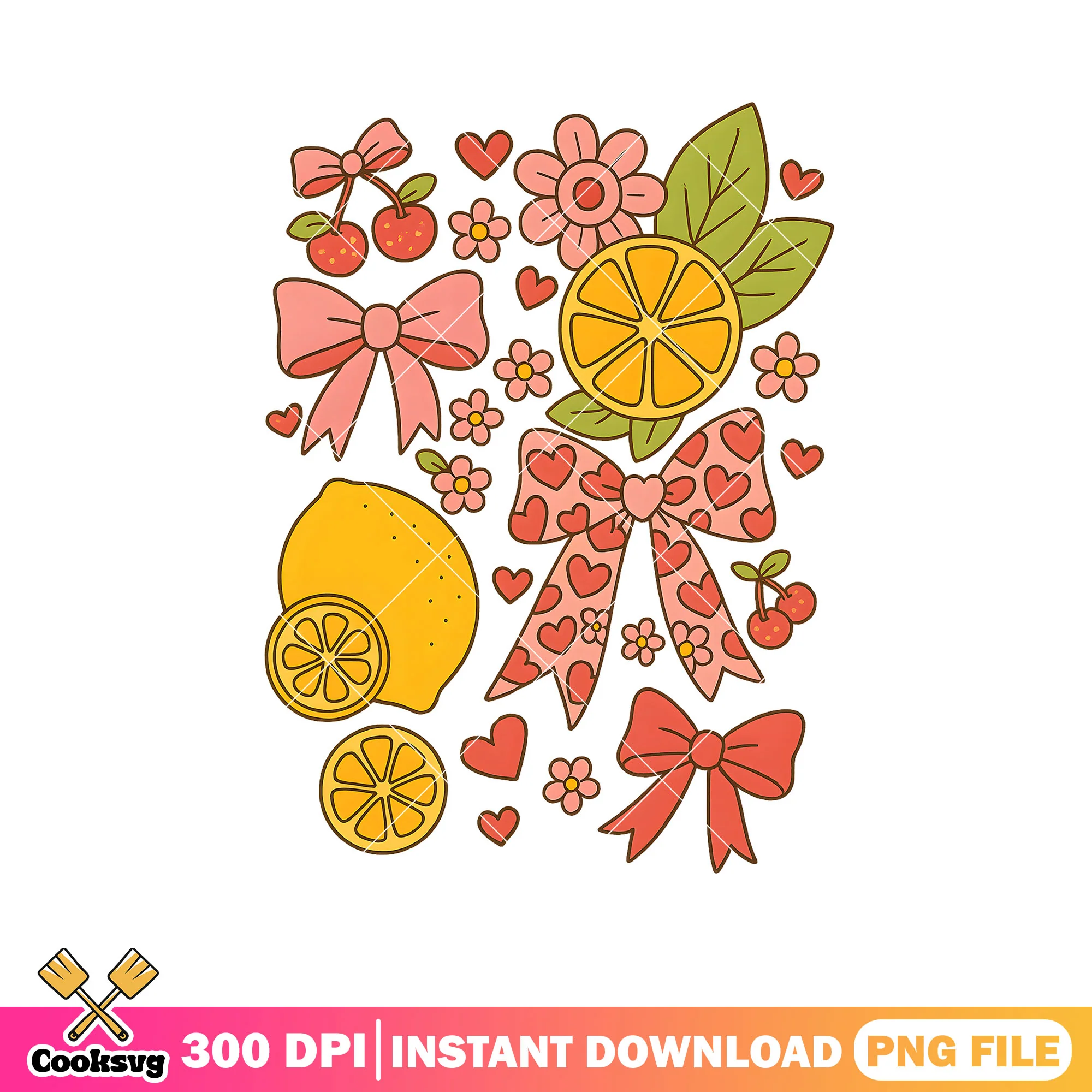 Summer Lemon Coquette png, summer lemon png, coquette summer png