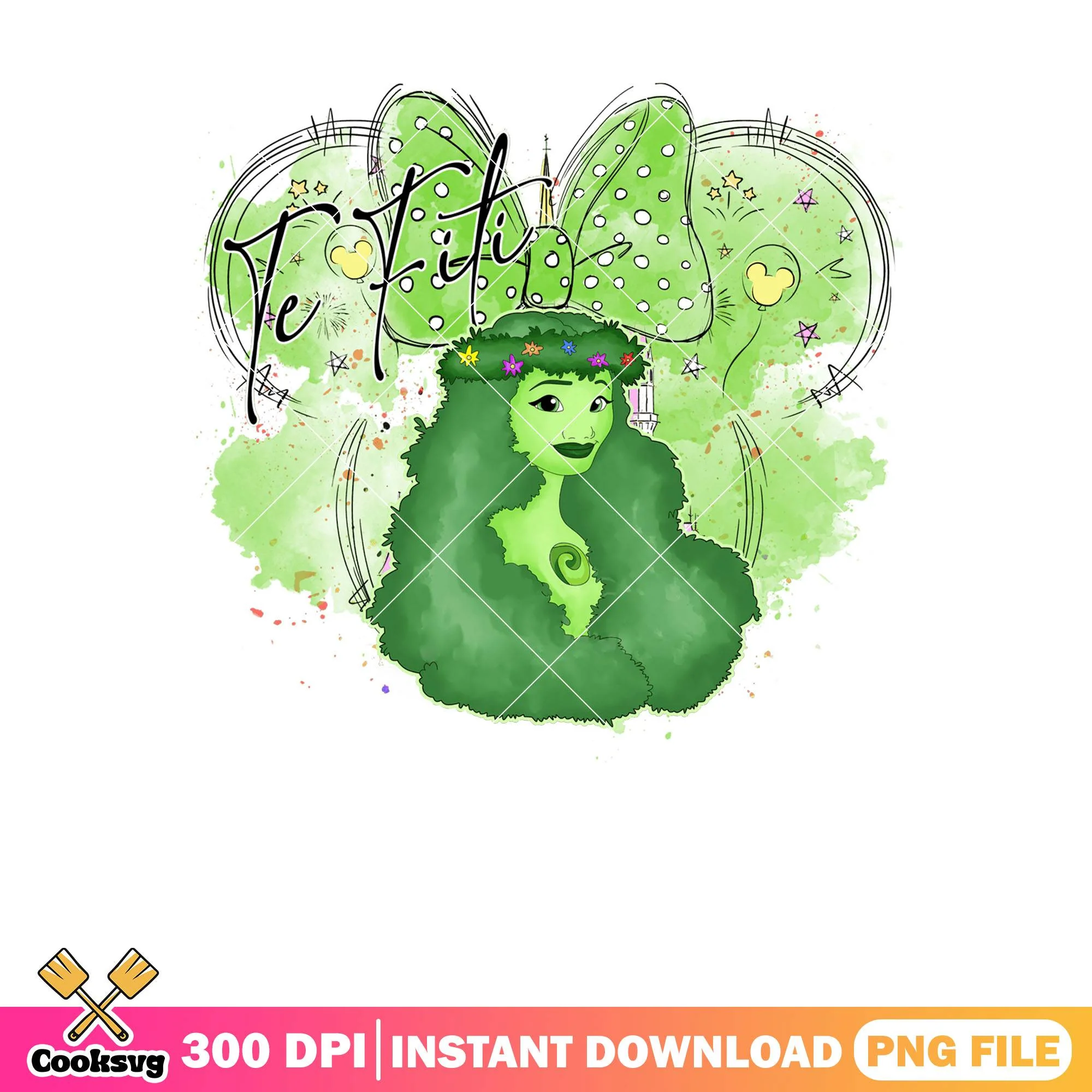 Te fiti disney bow png, te fiti png, disney characters png