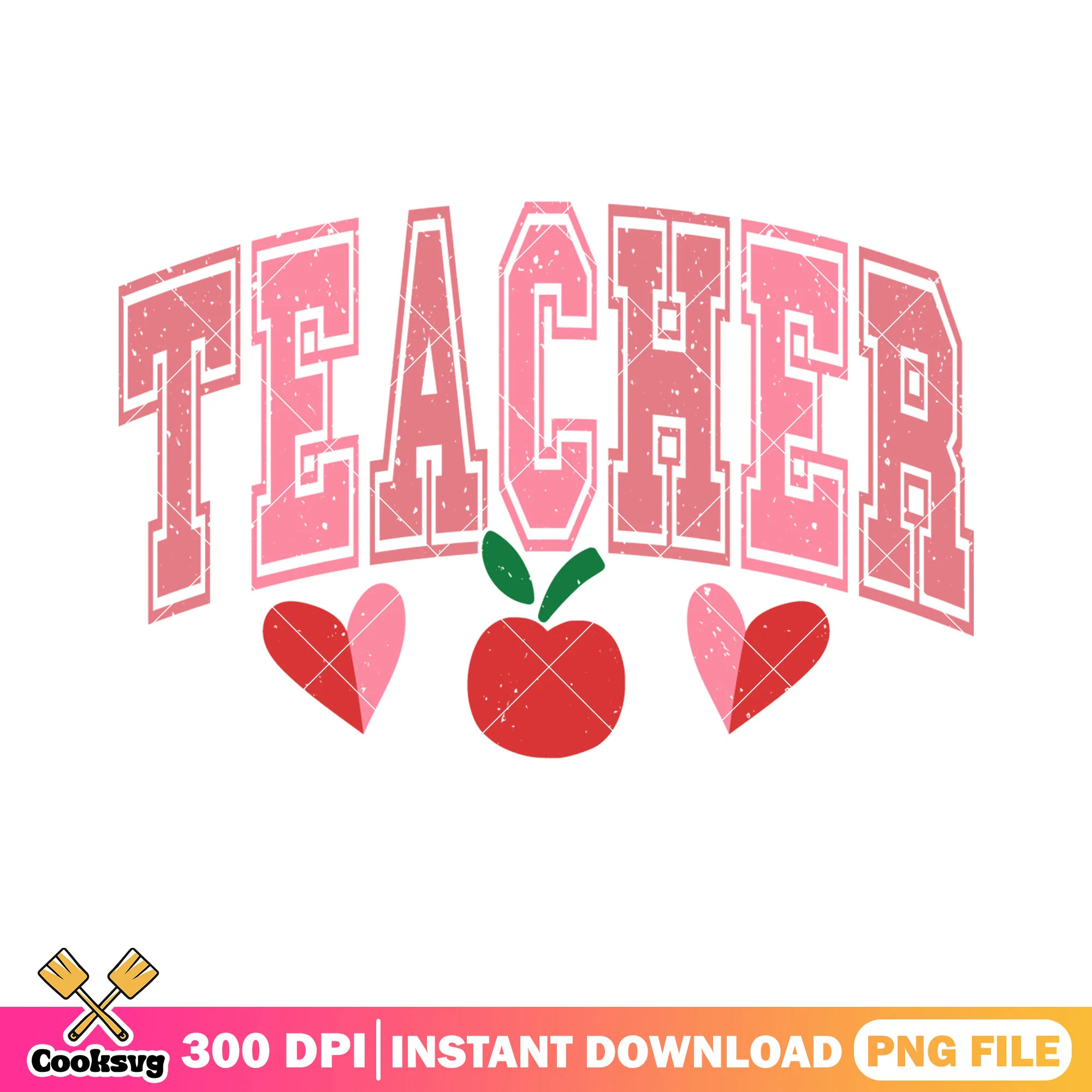 Teacher love valentine png, valentine vibes png, valentine decor png