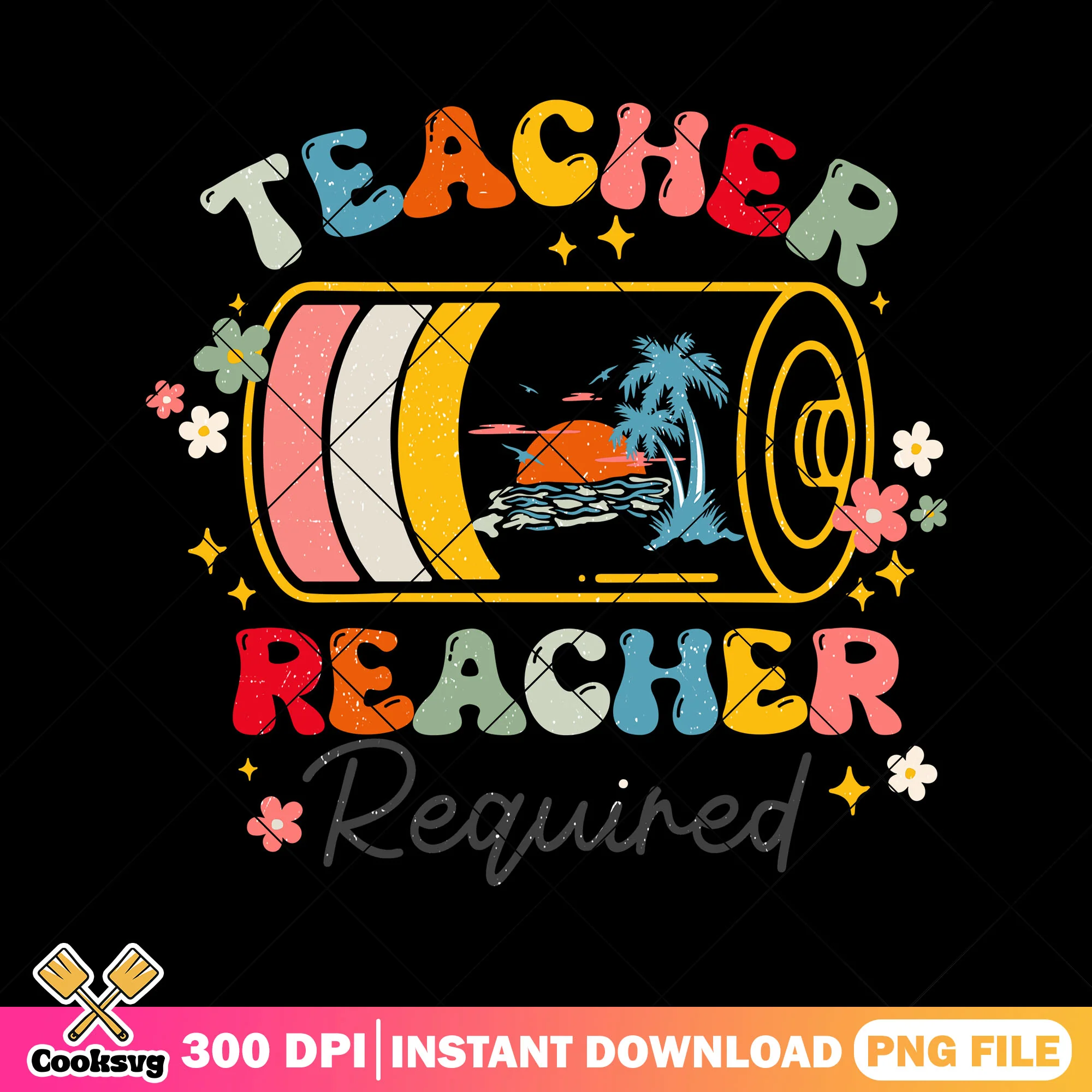 Teacher reacher required png, back to school ideas png, sticker font png