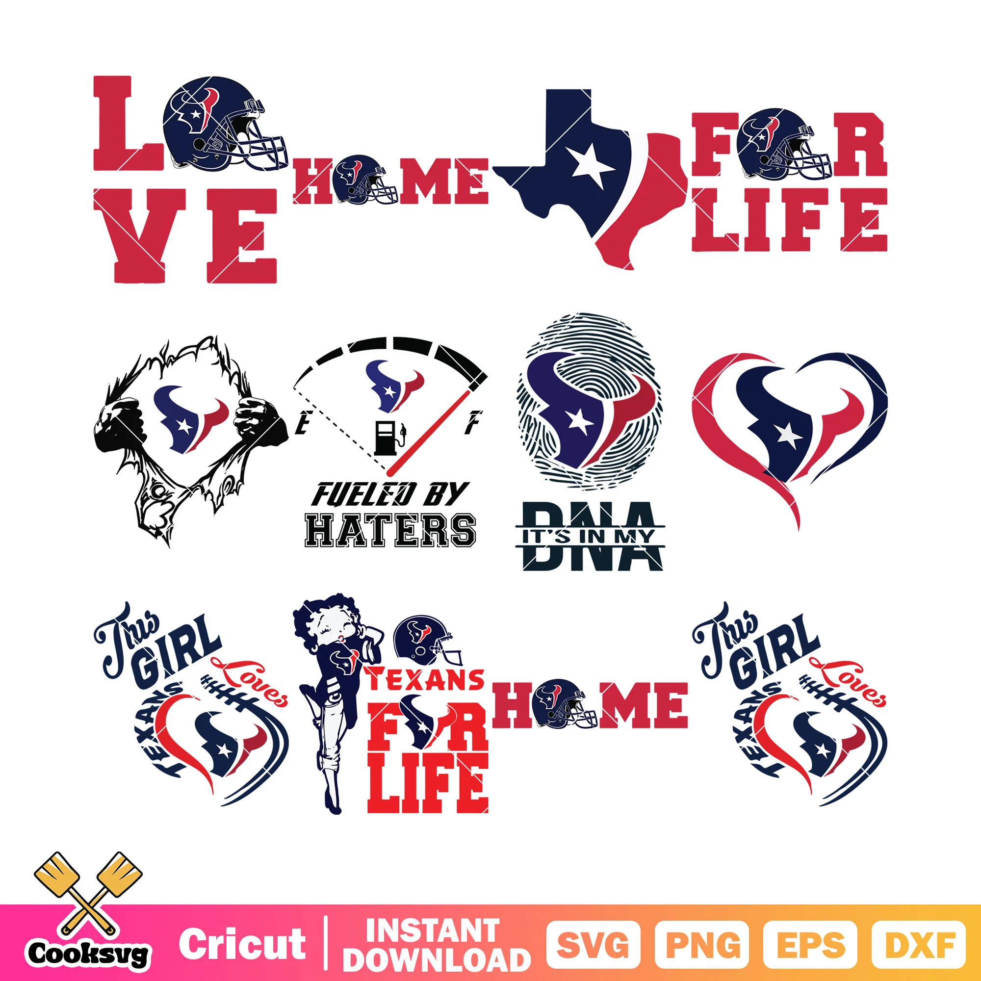 Texans for life svg, houstans texans bundle svg, nfl teams svg