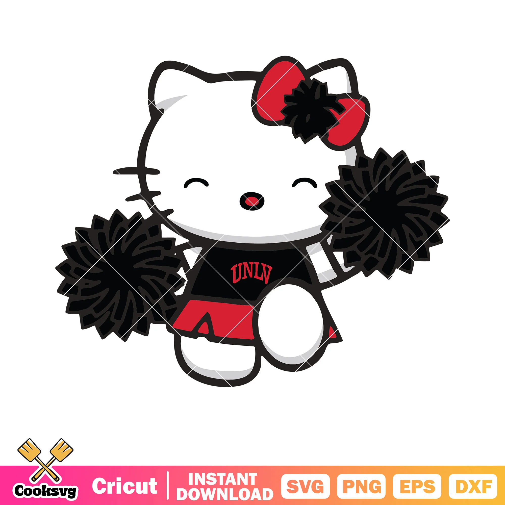 Texas Tech Red Raiders Kitty cat svg, texas tech red raiders svg